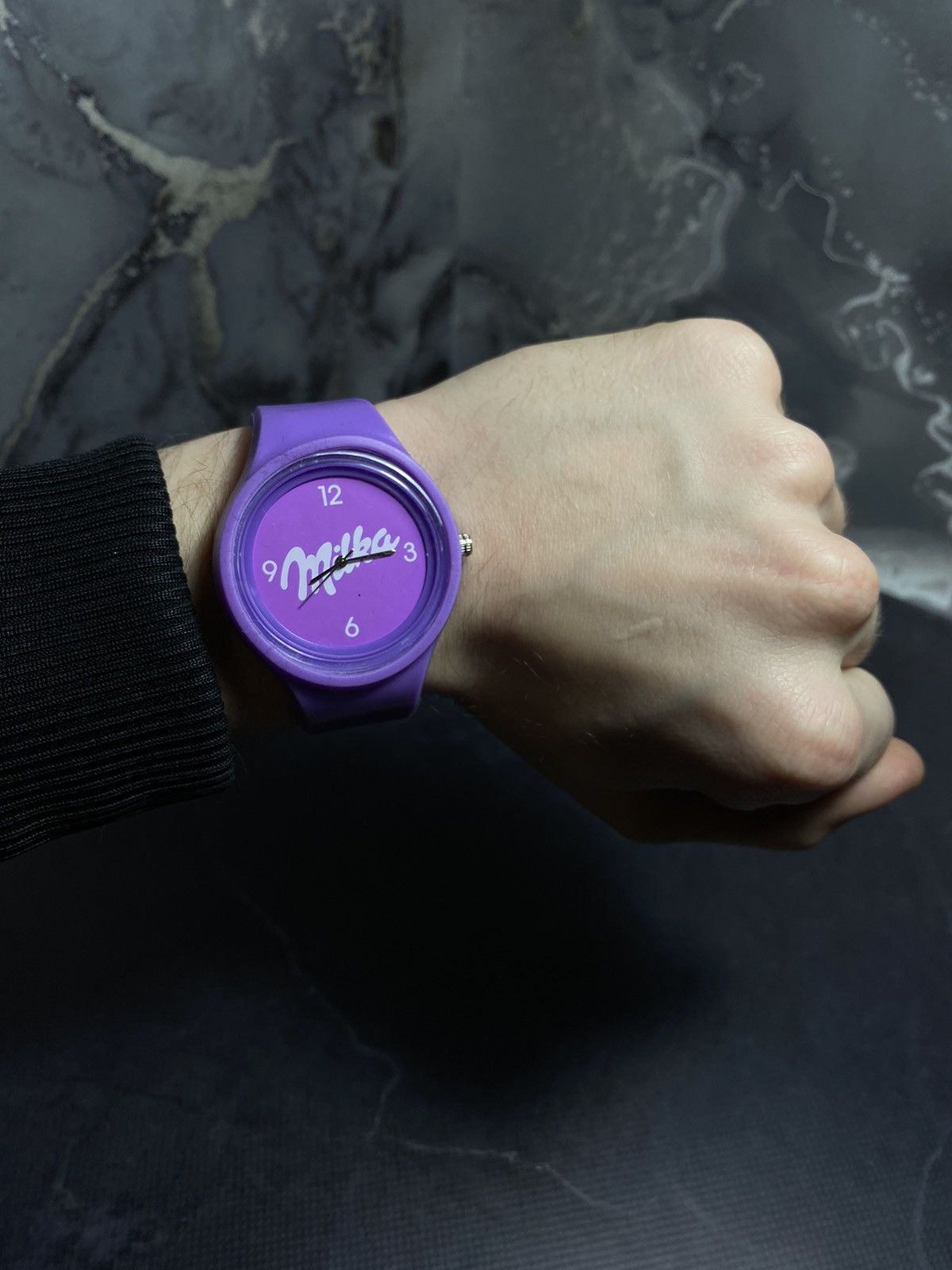 Vintage Milka Purple Quartz Watch Fun Promo Vintage 🍫 Size ONE SIZE - 1 Thumbnail