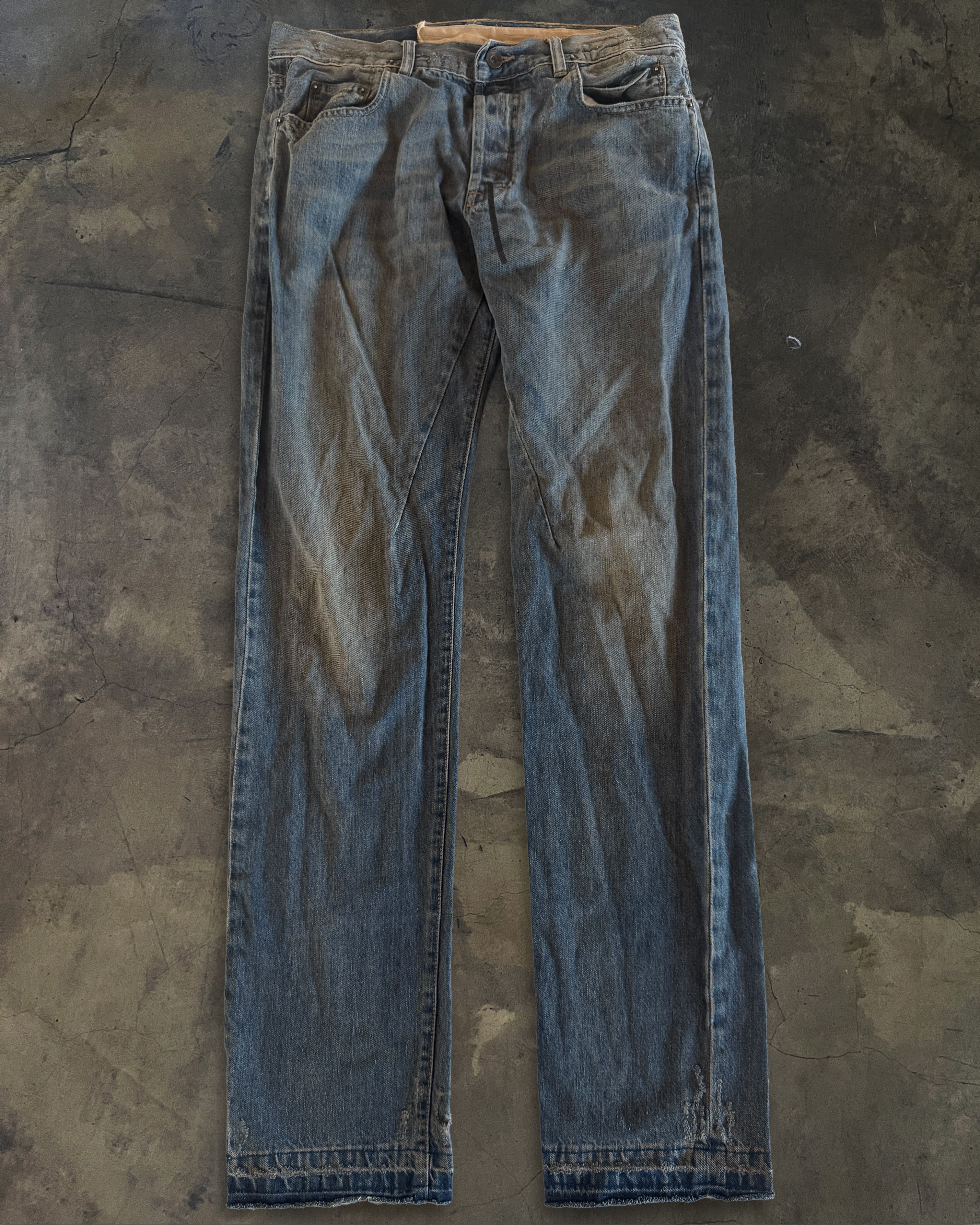 Rick Owens RICK OWENS AW2007 "EXPLODER" INDIGO DETRIOTS Size US 33 - 1 Thumbnail
