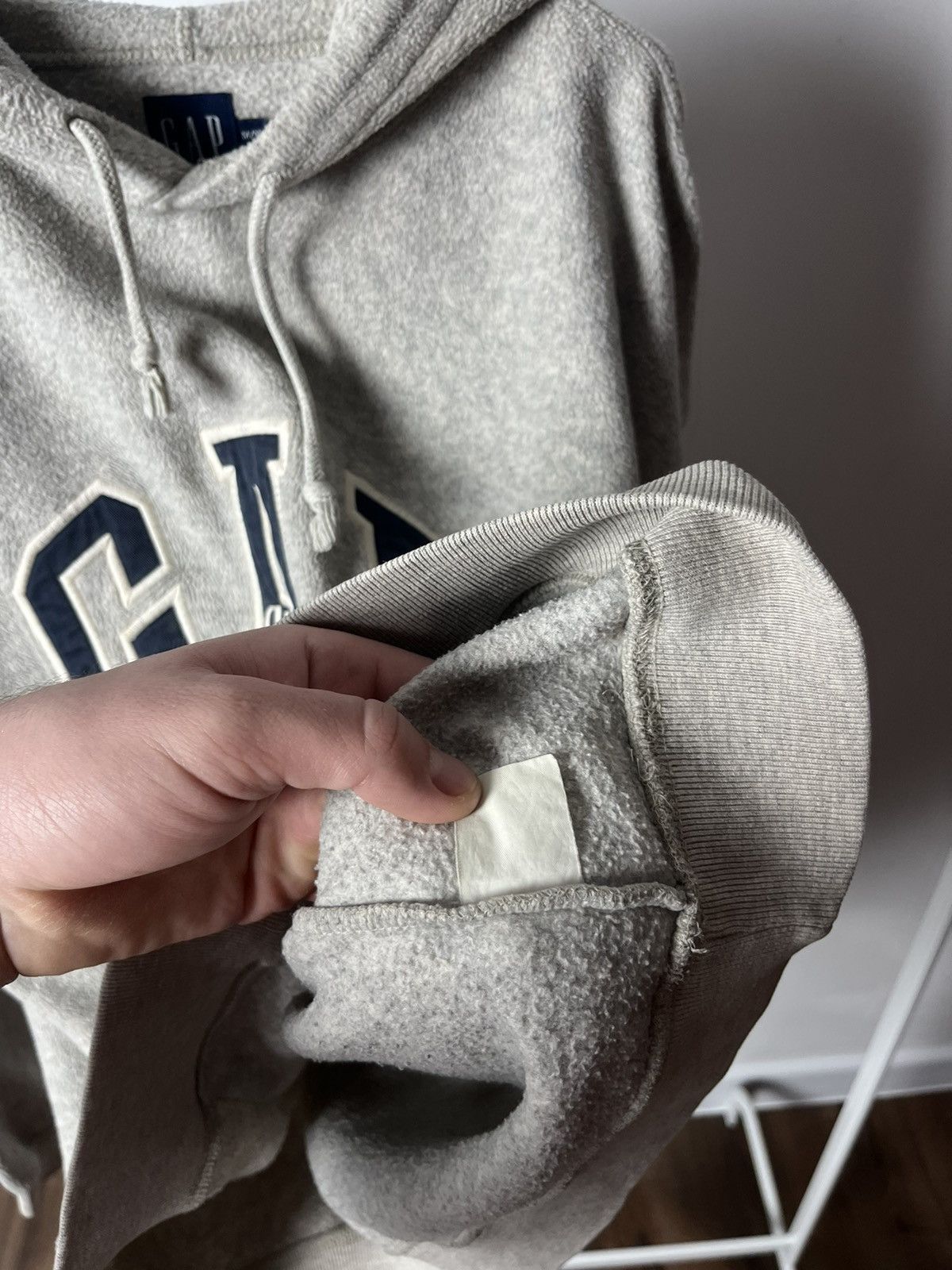 Gap × Japanese Brand × Vintage Vintage Gap Fleece Baggy Hoodie Size US M / EU 48-50 / 2 - 7 Thumbnail