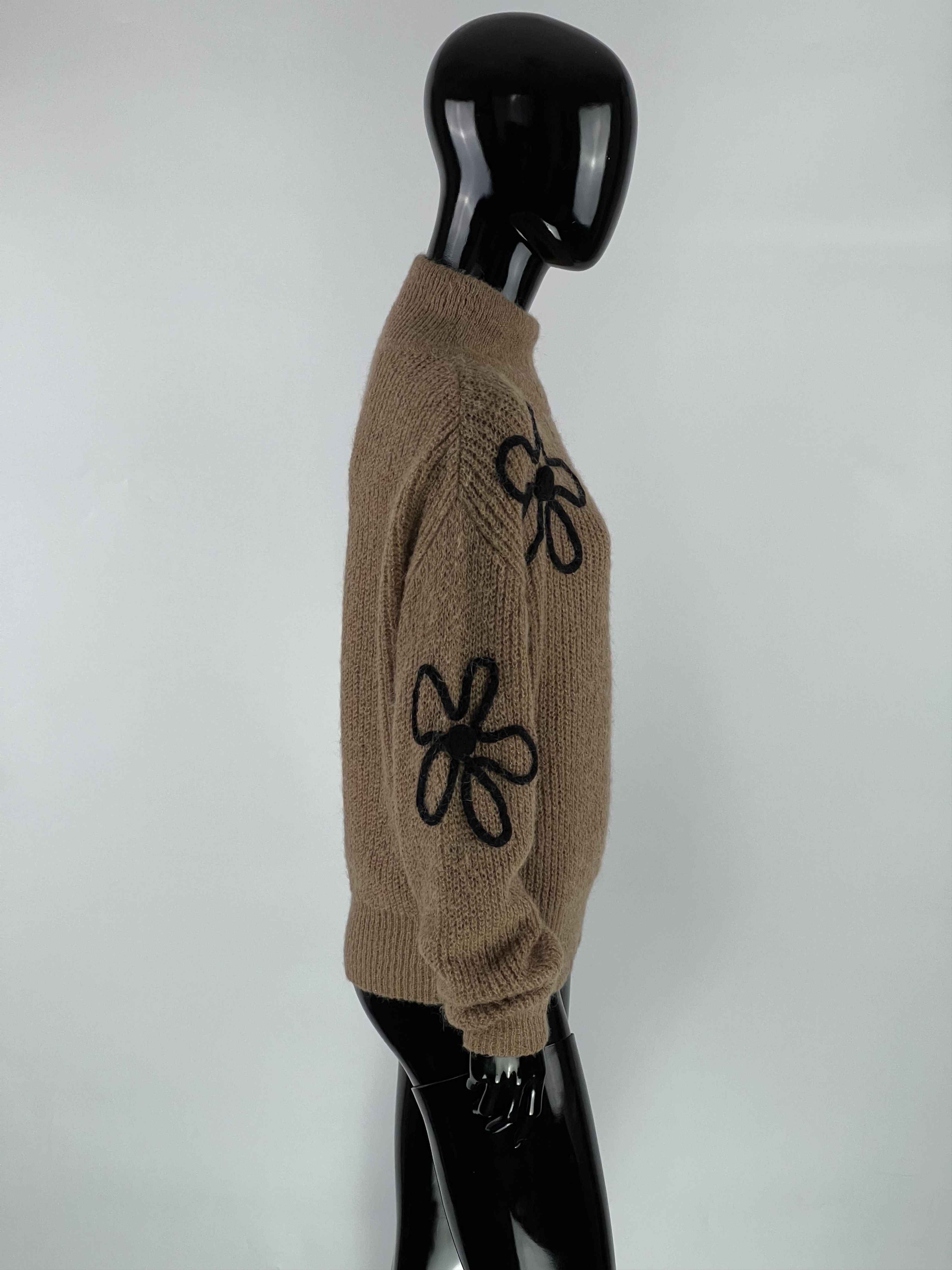Designer Fabienne Chapot Wool Alpaca Turtleneck Sweater Size M Size M / US 6-8 / IT 42-44 - 2 Thumbnail