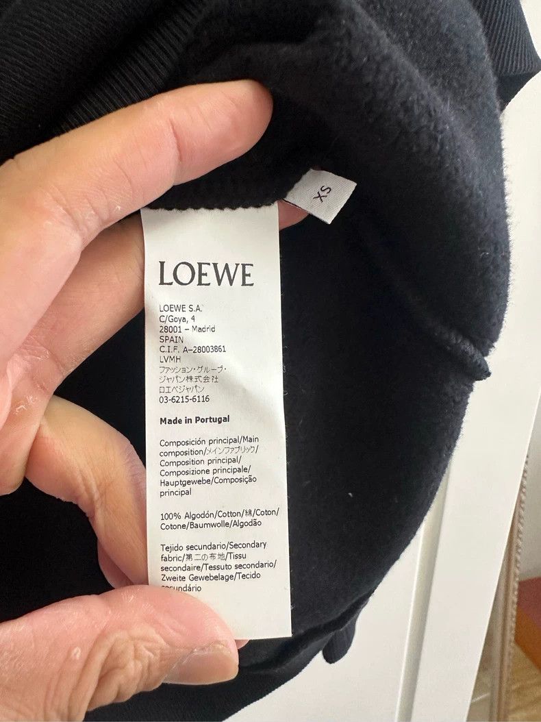Loewe loewe Black pullover sweatshirt 2505-Nextarrow Size US XS / EU 42 / 0 - 5 Thumbnail