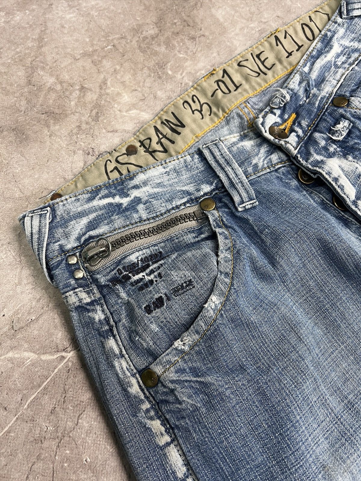 Junya Watanabe Junya watanabe style distressed jeans g star raw y2k Size US 30 / EU 46 - 5 Thumbnail