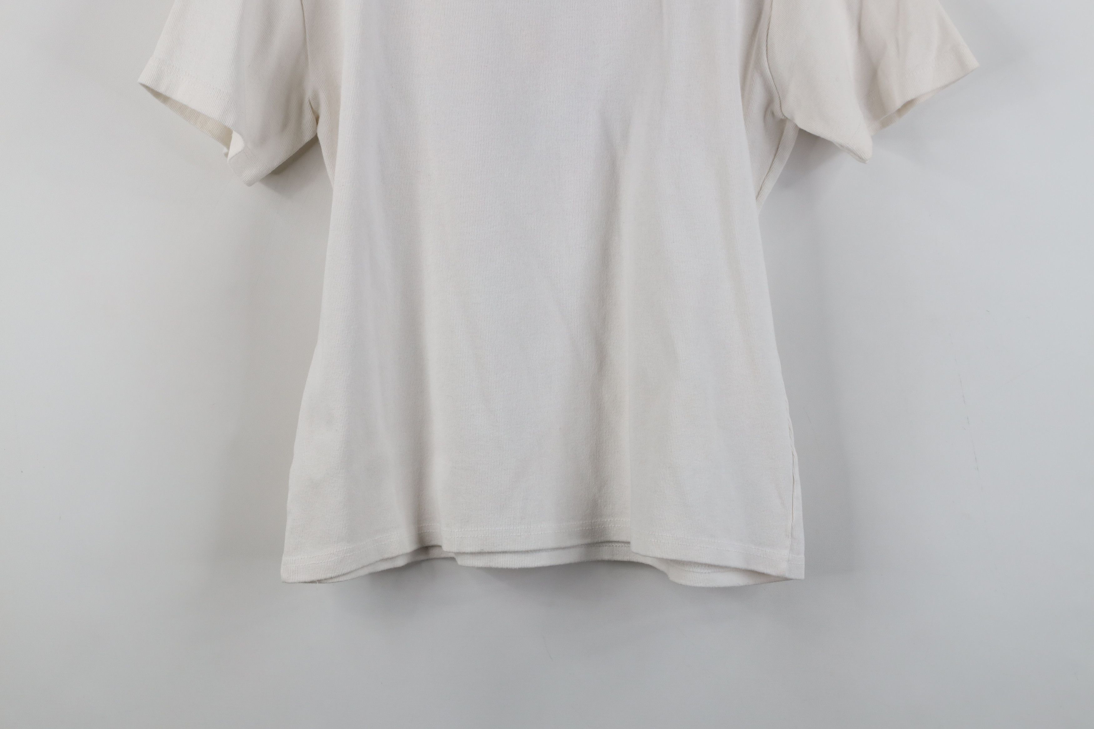 Vintage Vintage Y2K 2003 Baseball Ribbed Knit Cropped T-Shirt USA Size XL / US 12-14 / IT 48-50 - 12 Thumbnail