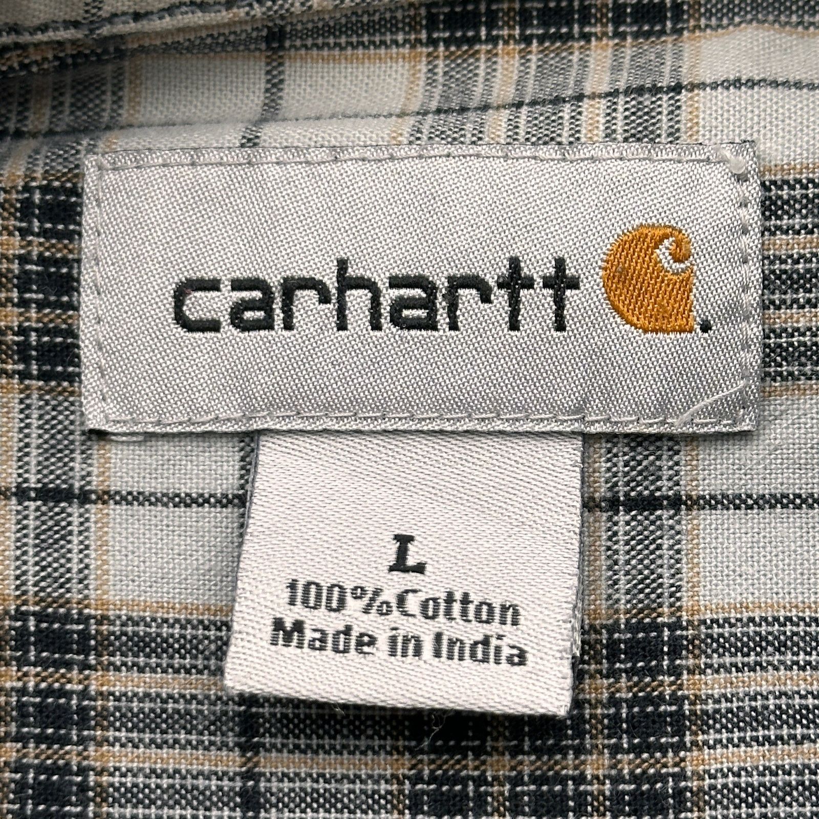 Carhartt Carhartt Plaid Long Sleeve Button Up Shirt Mens Large Green Size US L / EU 52-54 / 3 - 2 Thumbnail