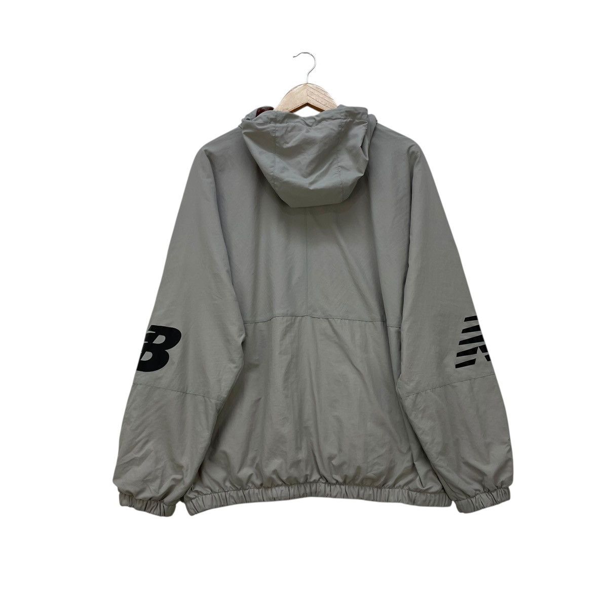 New Balance 💥Awesome New Balance Spellout Hooded Jacket Size US M / EU 48-50 / 2 - 2 Thumbnail