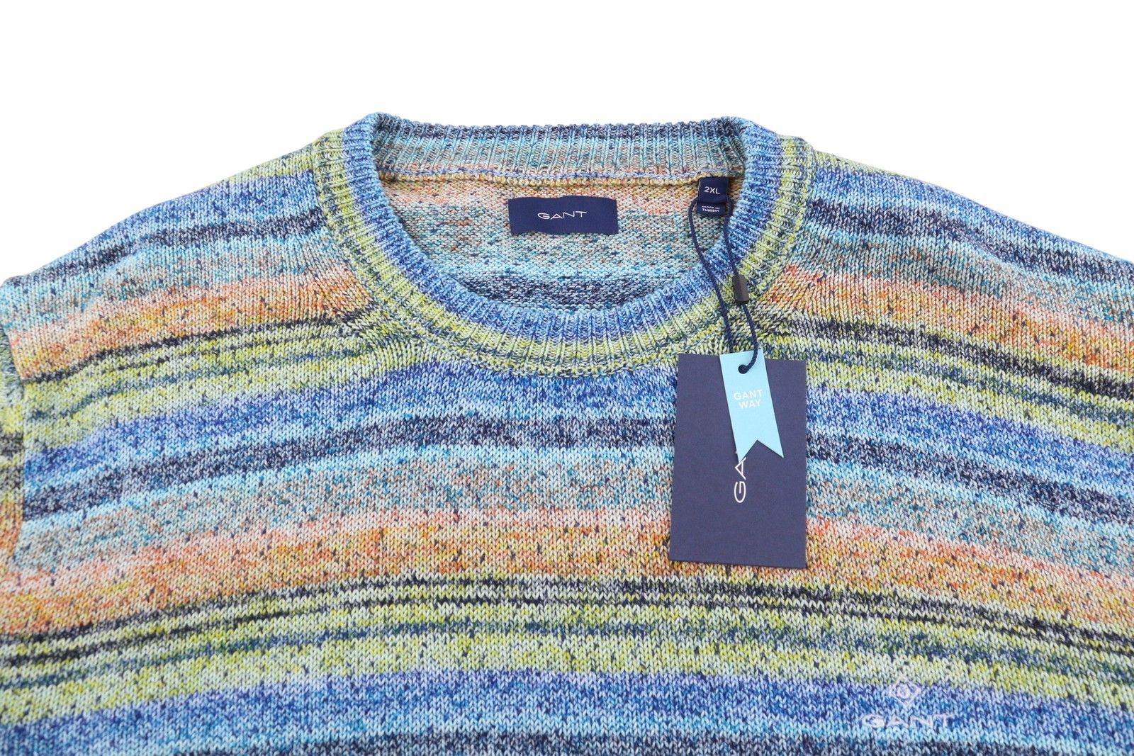 Gant SPACE DYED C-NECK 2XL Multicolour Tight-Neck 88121 Size US XXL / EU 58 / 5 - 5 Thumbnail