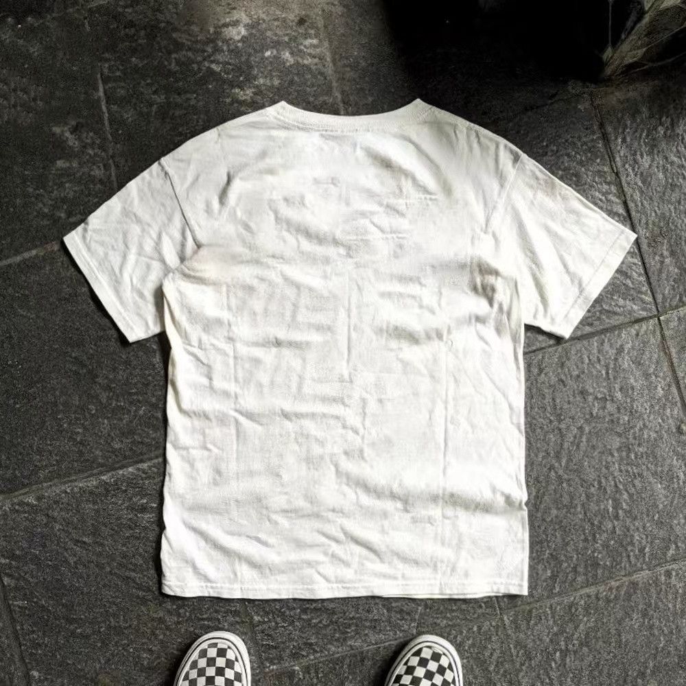 Japanese Brand × Vintage White casual retro fun cat print t-shirt Size US M / EU 48-50 / 2 - 2 Thumbnail