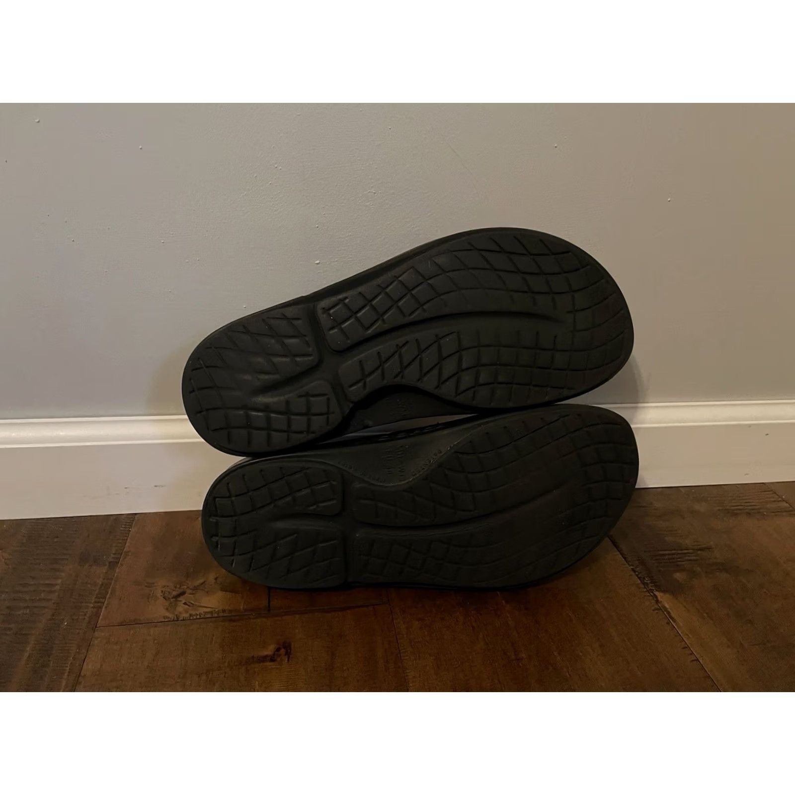 Vintage Oofos Oahh Slide Sandals Black Recovery Slides Flip Flops Mens 11 Womens 13 Size US 11 / IT 41 - 6 Thumbnail