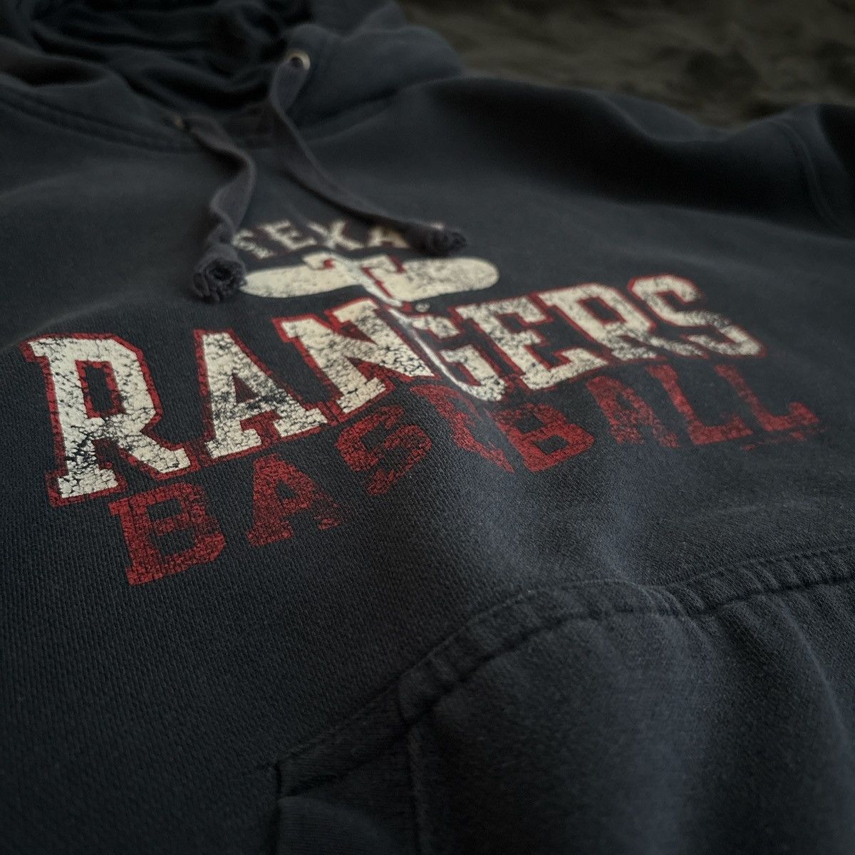 MLB Navy Blue Texas Rangers hoodie Size US M / EU 48-50 / 2 - 2 Thumbnail