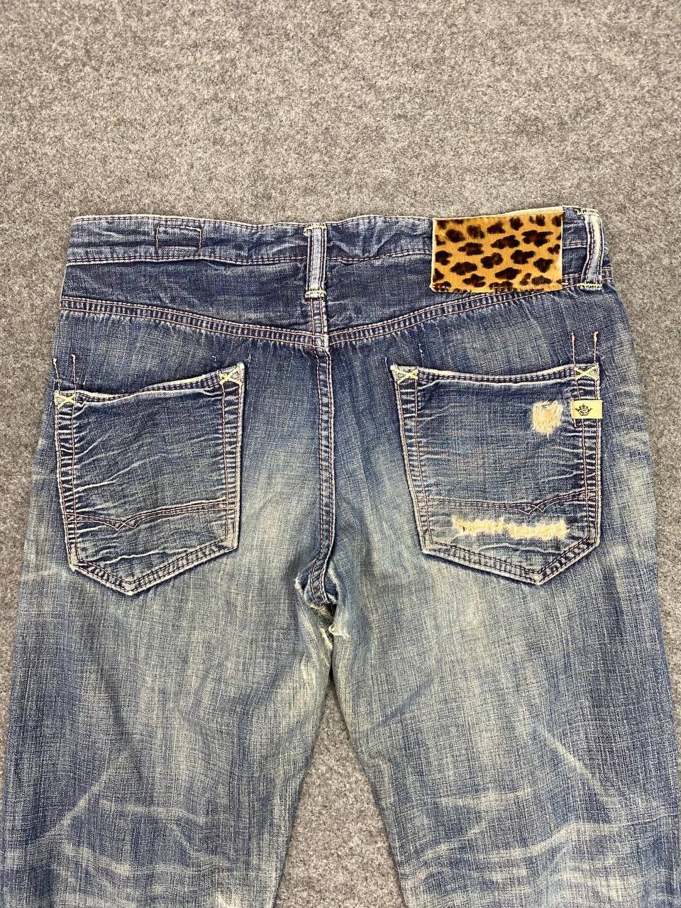 Japanese Brand brappers distressed denim nice design Size 32" / US 10 / IT 46 - 3 Thumbnail
