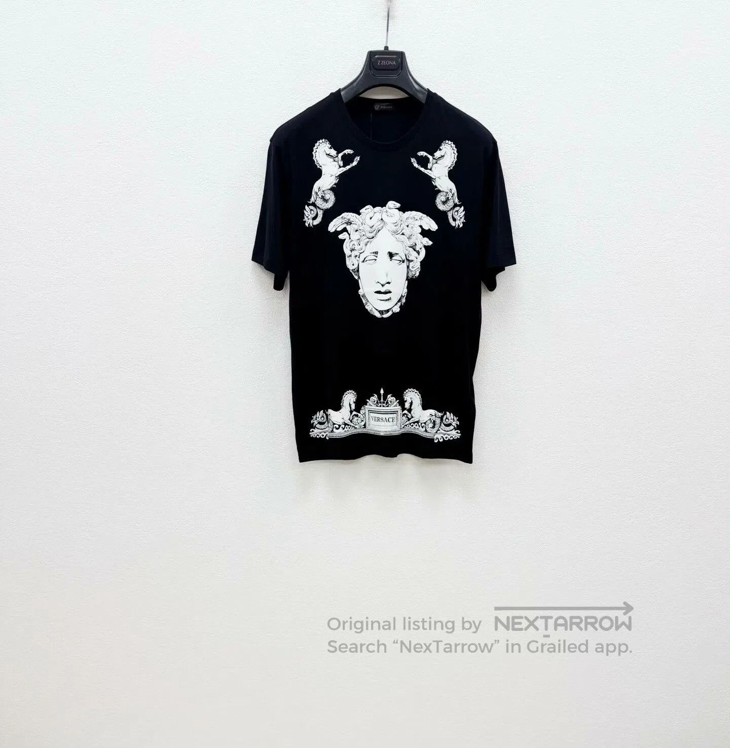 Versace VERSACE Cotton Short Sleeve T-Shirt. Size US L / EU 52-54 / 3 - 1 Thumbnail