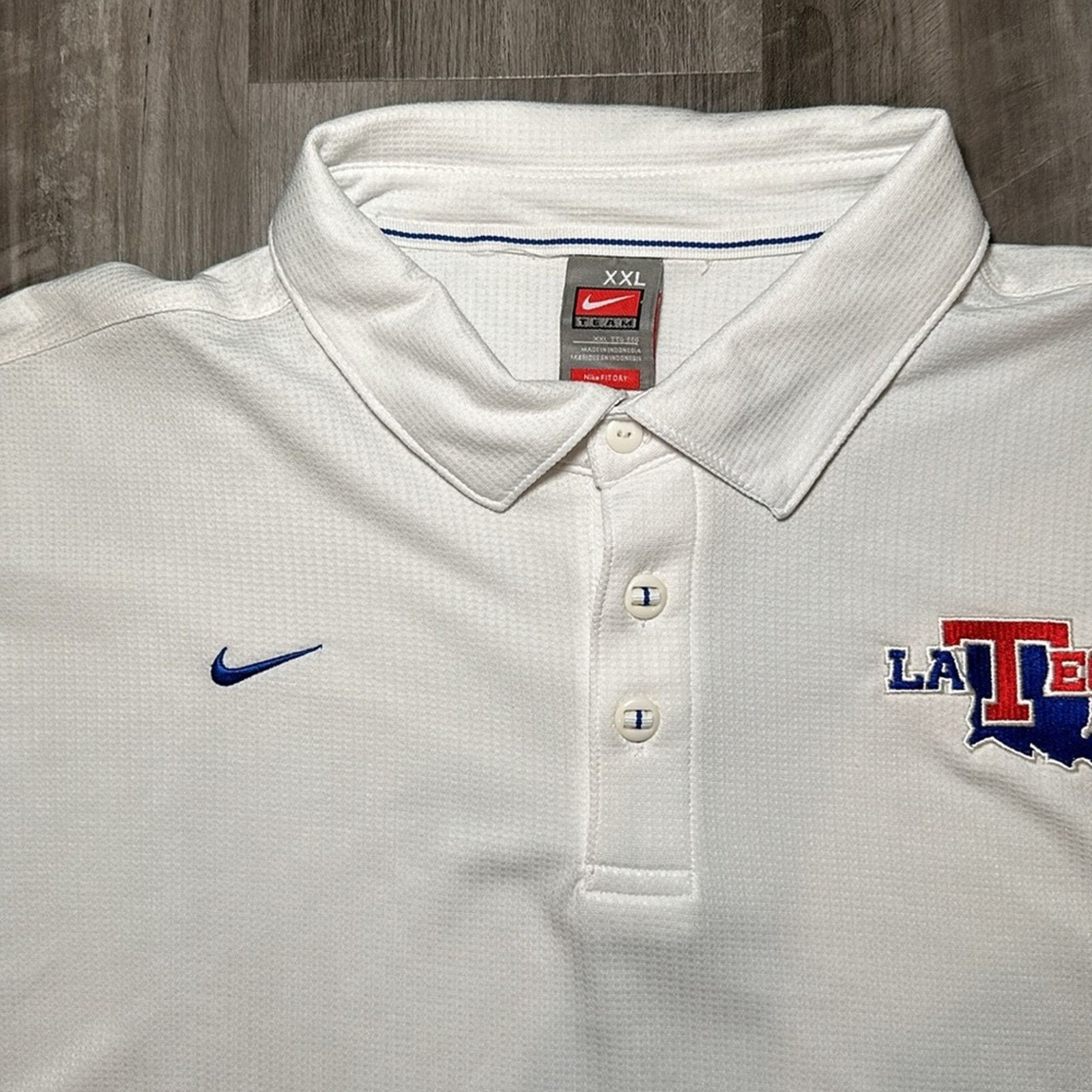 Nike Louisiana Tech Bulldogs Nike Team Fit Dry Polo - 2XL Size US XXL / EU 58 / 5 - 6 Thumbnail