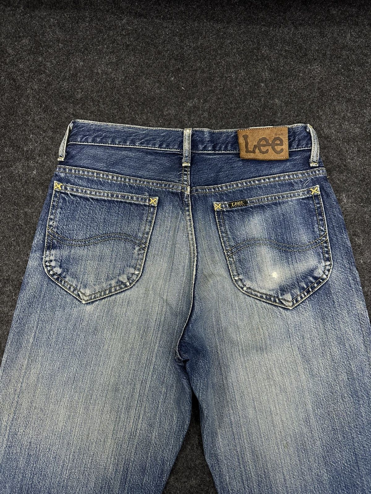 Lee Vintage 80s Lee Rider Sanforized Destroyed Denim 28x32 F34 Size US 28 / EU 44 - 14 Thumbnail