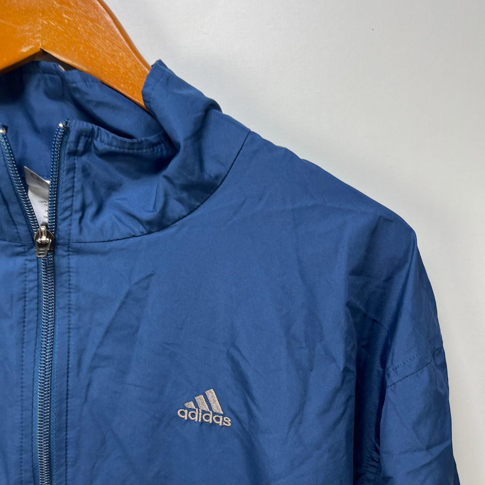 Adidas Vintage Adidas Full Zip Windbreaker Jacket Large Size US L / EU 52-54 / 3 - 3 Thumbnail