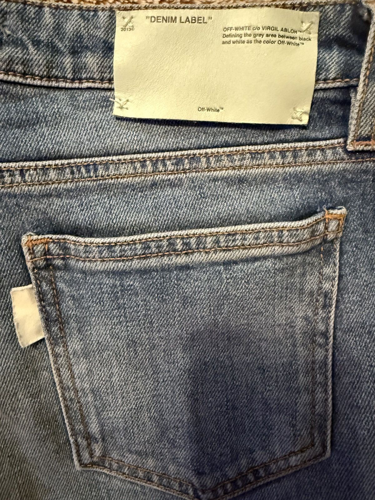 Off-White Women’s Off-white jeans flower embroidery Size 27" / US 4 / IT 40 - 3 Thumbnail