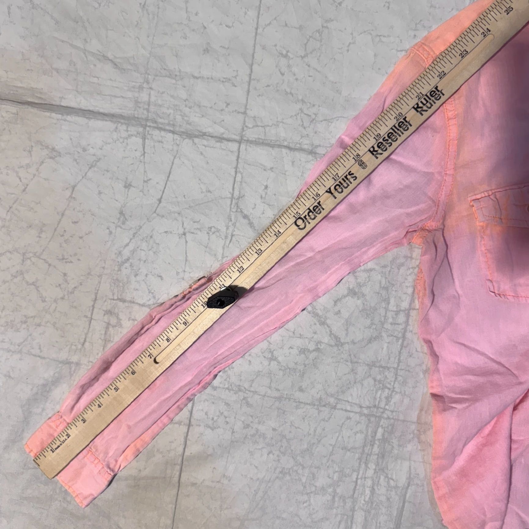 Polo Ralph Lauren VINTAGE Aeropostale Eighty Seven Top Women Long Sleeve Pink Orange Ombre Size S Y2K Size S / US 4 / IT 40 - 7 Thumbnail