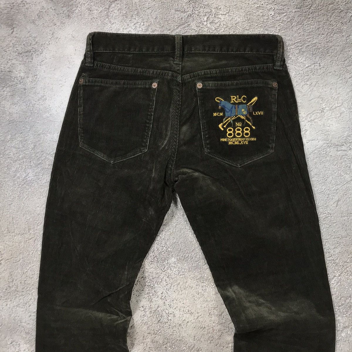 Vintage Vintage Y2K Low Rise Baggy Velvet Pants Grunge Swag Faded 26 Size 26" / US 2 / IT 38 - 7 Thumbnail
