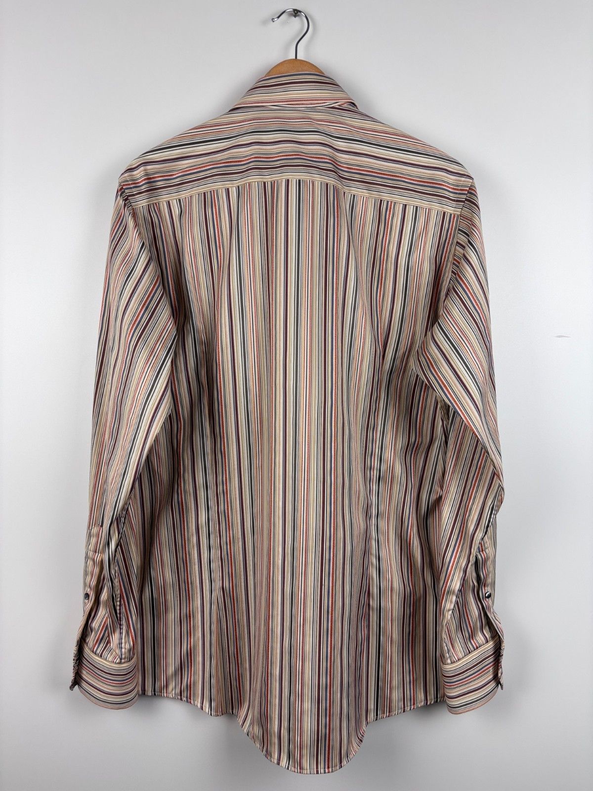 Eton Eton Long Sleeve Button Down Shirt Striped Slim 17.5 / 44 Size US L / EU 52-54 / 3 - 5 Thumbnail