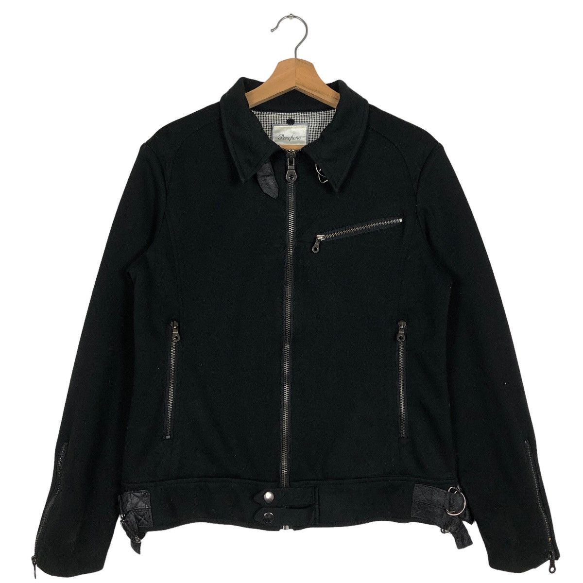 Japanese Brand 🔥Parachute Biker Jacket Double Breast Pincponc Japan Size US L / EU 52-54 / 3 - 2 Thumbnail