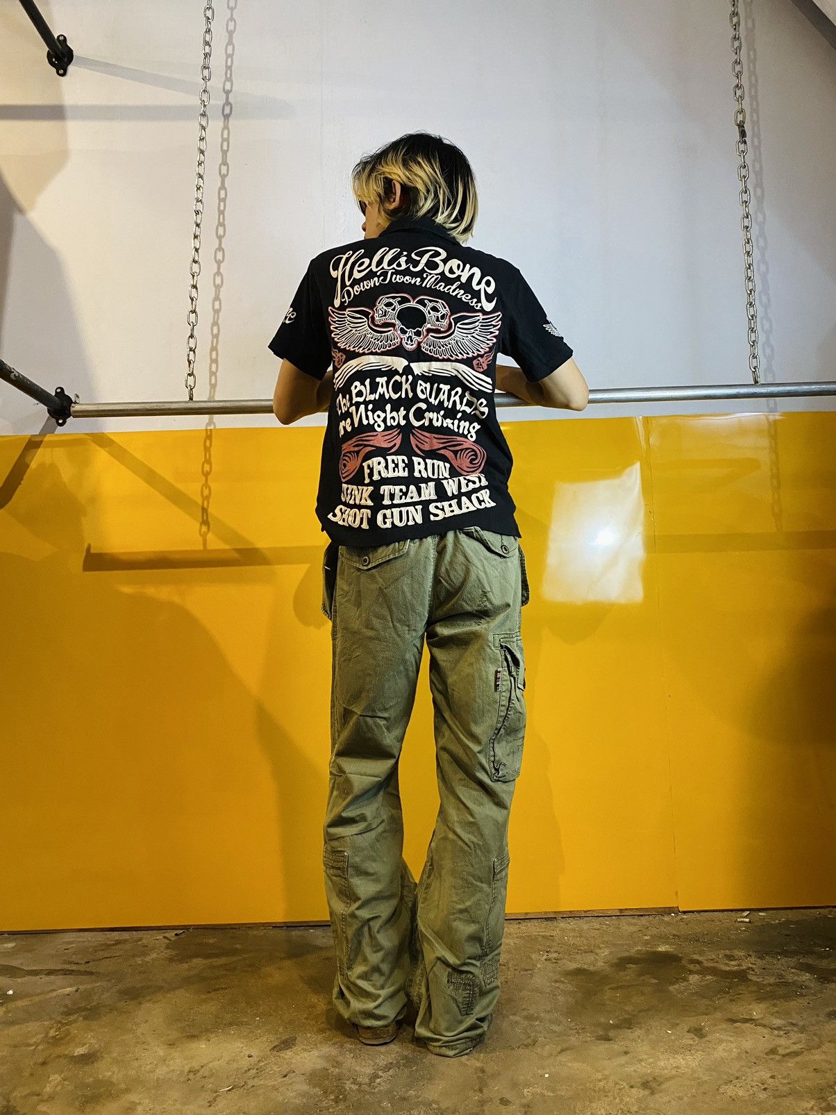 If Six Was Nine × Japanese Brand hellsbone polo shirt poem embroidery Size US S / EU 44-46 / 1 - 6 Thumbnail
