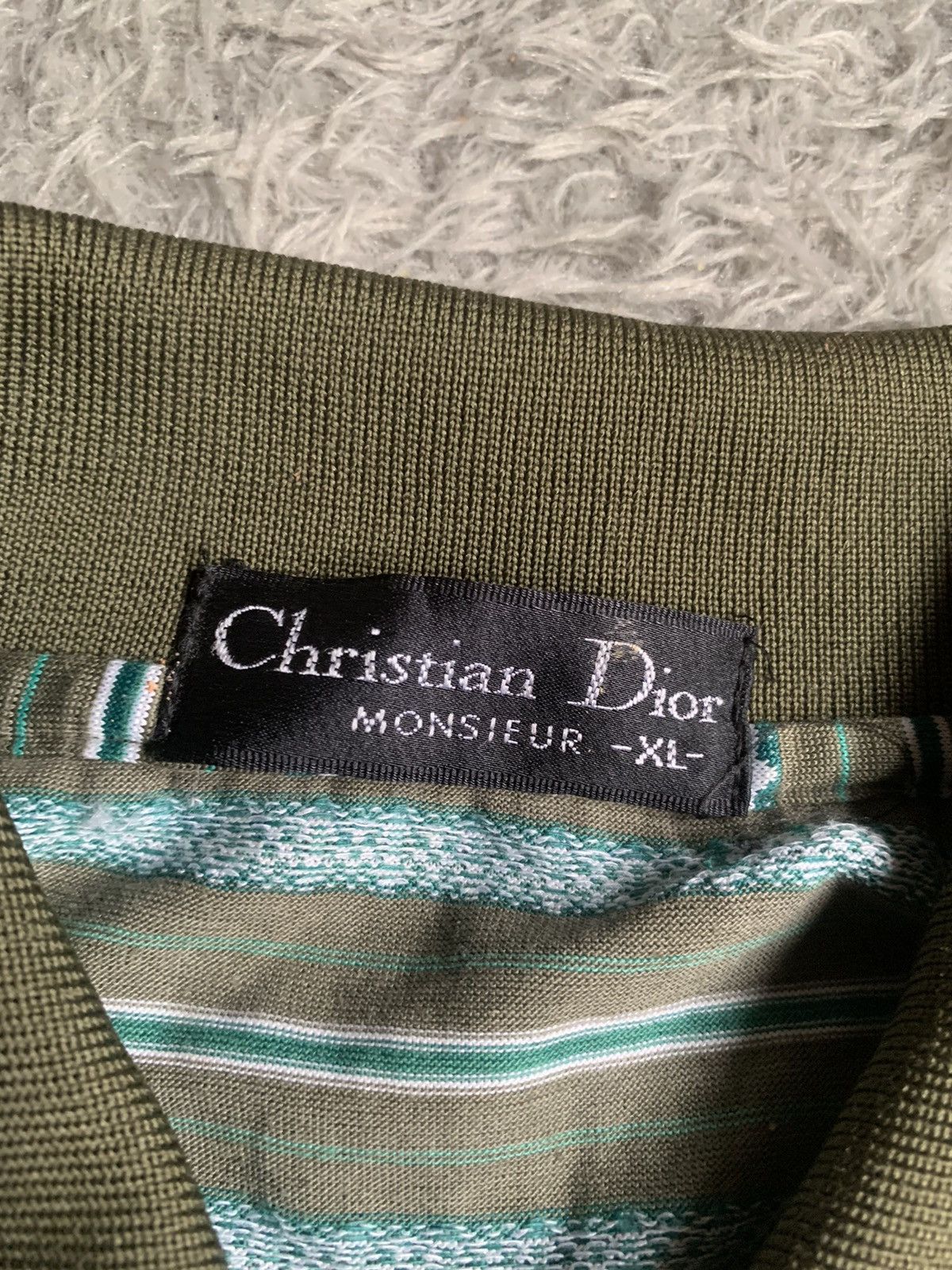 Christian Dior Monsieur Vintage Christian Dior Polo Shirt Size US XL / EU 56 / 4 - 4 Thumbnail