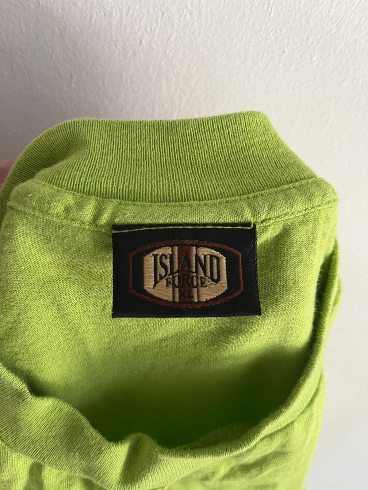 Vintage Island Force Brat Green Boxy Tee 90s Y2K Skate Rave Size US L / EU 52-54 / 3 - 3 Thumbnail