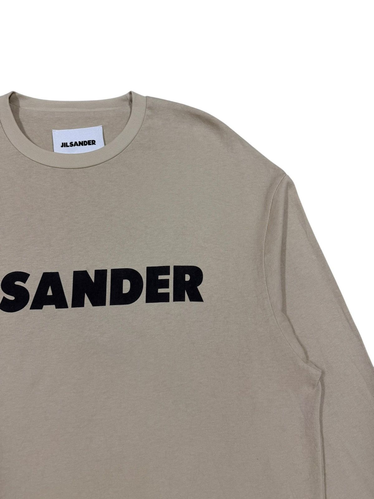 Jil Sander Authentic🌟Jil Sander LongSleeve Beige Tee Size US M / EU 48-50 / 2 - 8 Thumbnail