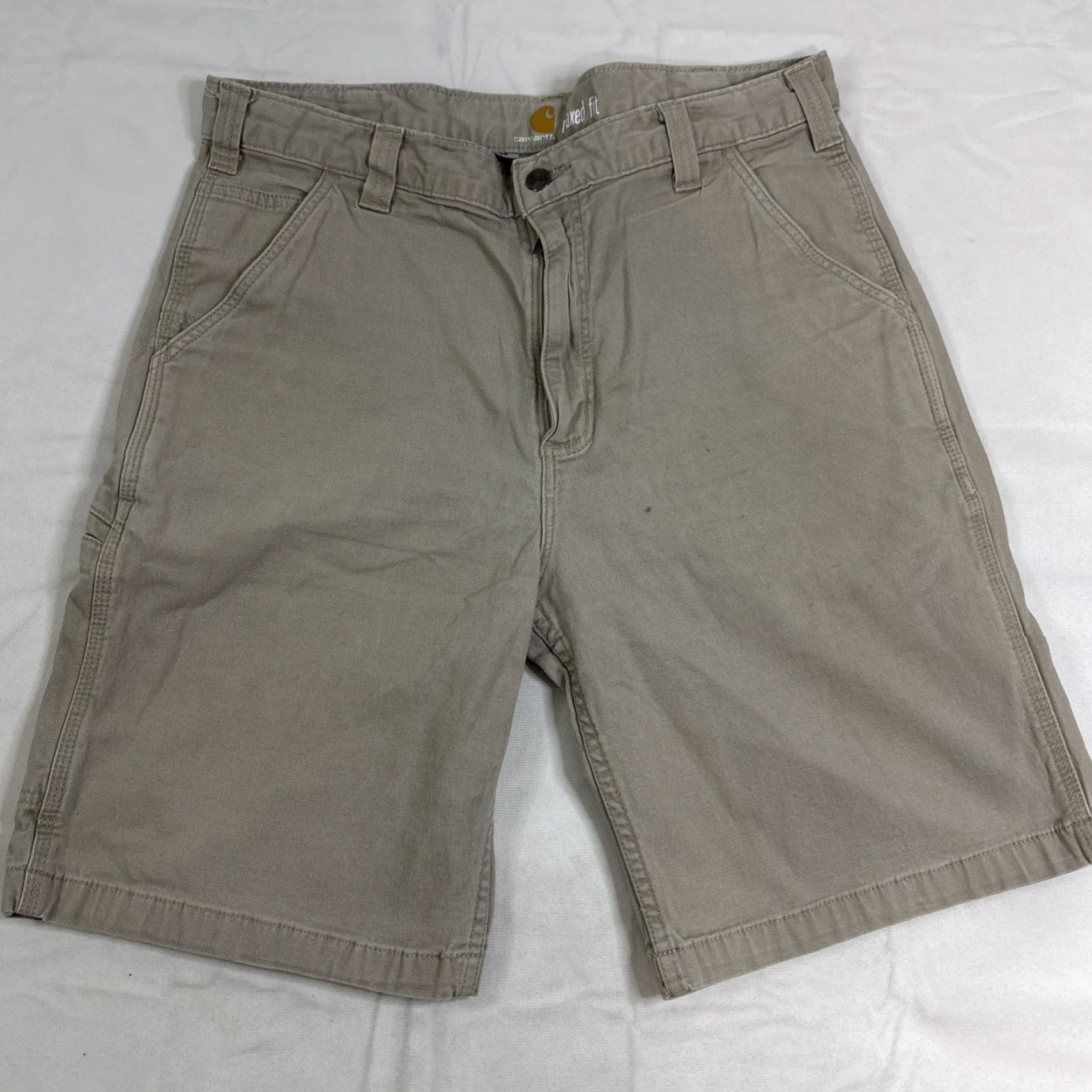 Carhartt Carhartt Relaxed Fit Work 5 Pocket Shorts Men’s 36 Tan Brown Cargo Pockets 102514-232 Size US 36 / EU 52 - 3 Thumbnail