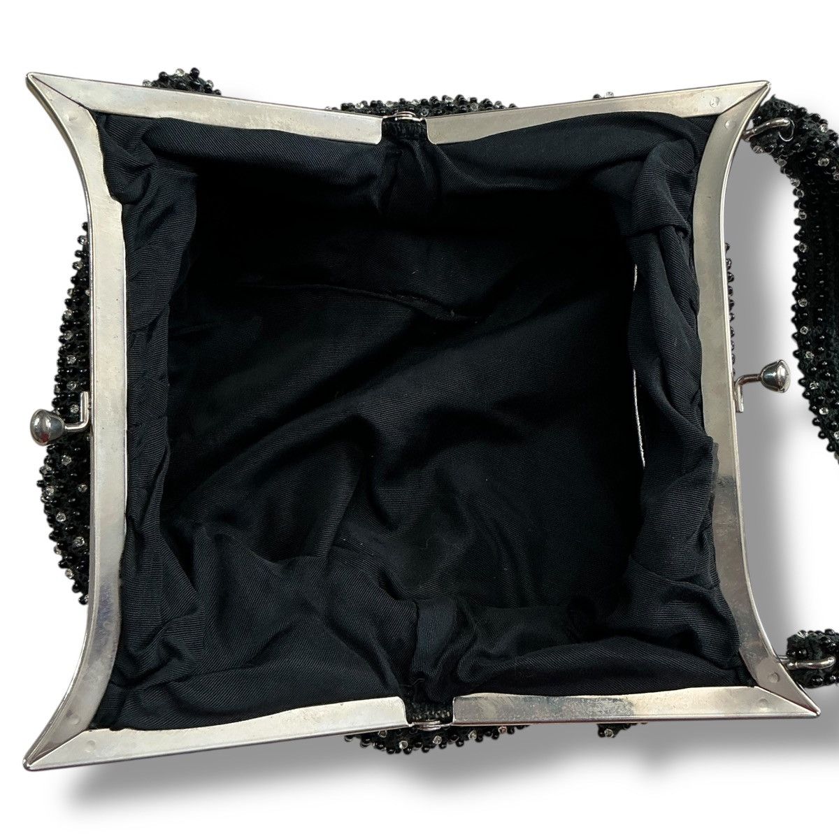 Other Vintage Y2K Elegant Black Beaded Handbag Size ONE SIZE - 4 Thumbnail