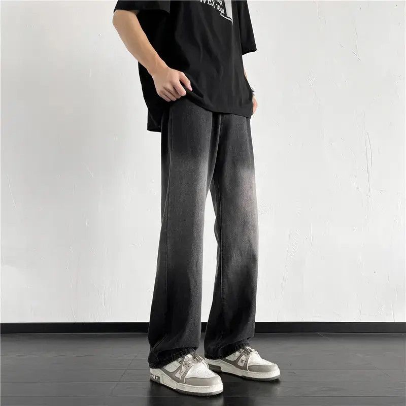 Loose hip-hop straight leg wide leg jeans