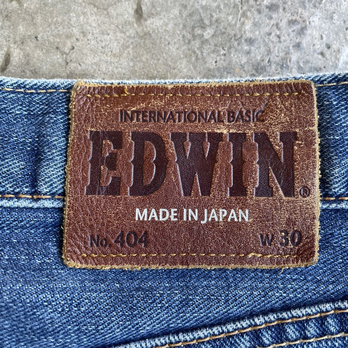 Edwin 🔥Vintage Edwin 404 Washed Ripped Distress Denim Jeans Size US 32 / EU 48 - 16 Thumbnail