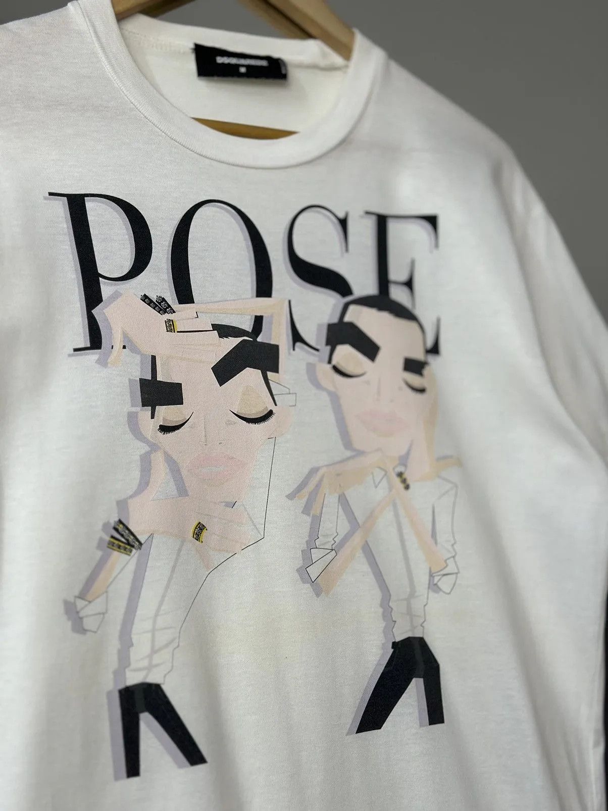 Dsquared2 Dsquared2 T-shirt ROSE Design Ibrahimovic Denim Italy Y2K Size US M / EU 48-50 / 2 - 6 Thumbnail
