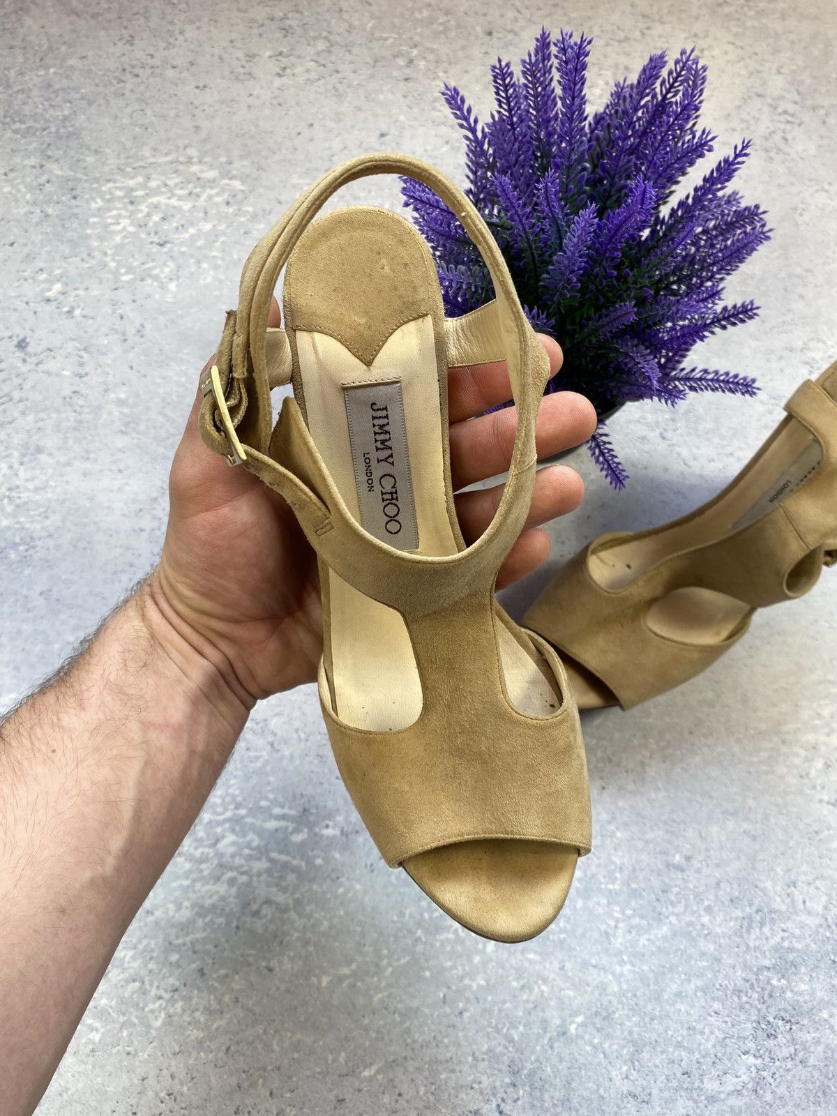 Jimmy Choo Jimmy Choo Women’s Heels Leather Suede Shoes Size 39 Size US 9 / IT 39 - 7 Thumbnail