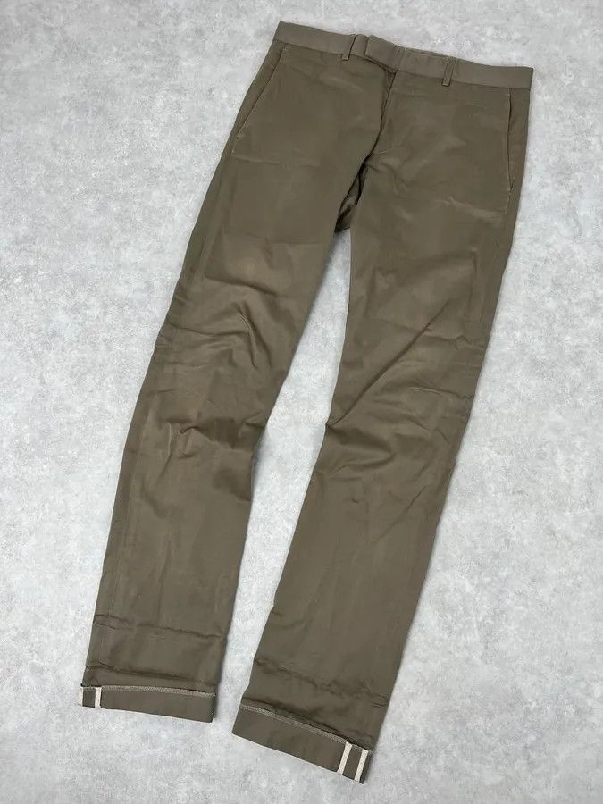 Dior SS2003 Dior Homme Green Classy Tailored Pants by Hedi Slimane Size US 32 / EU 48 - 6 Thumbnail