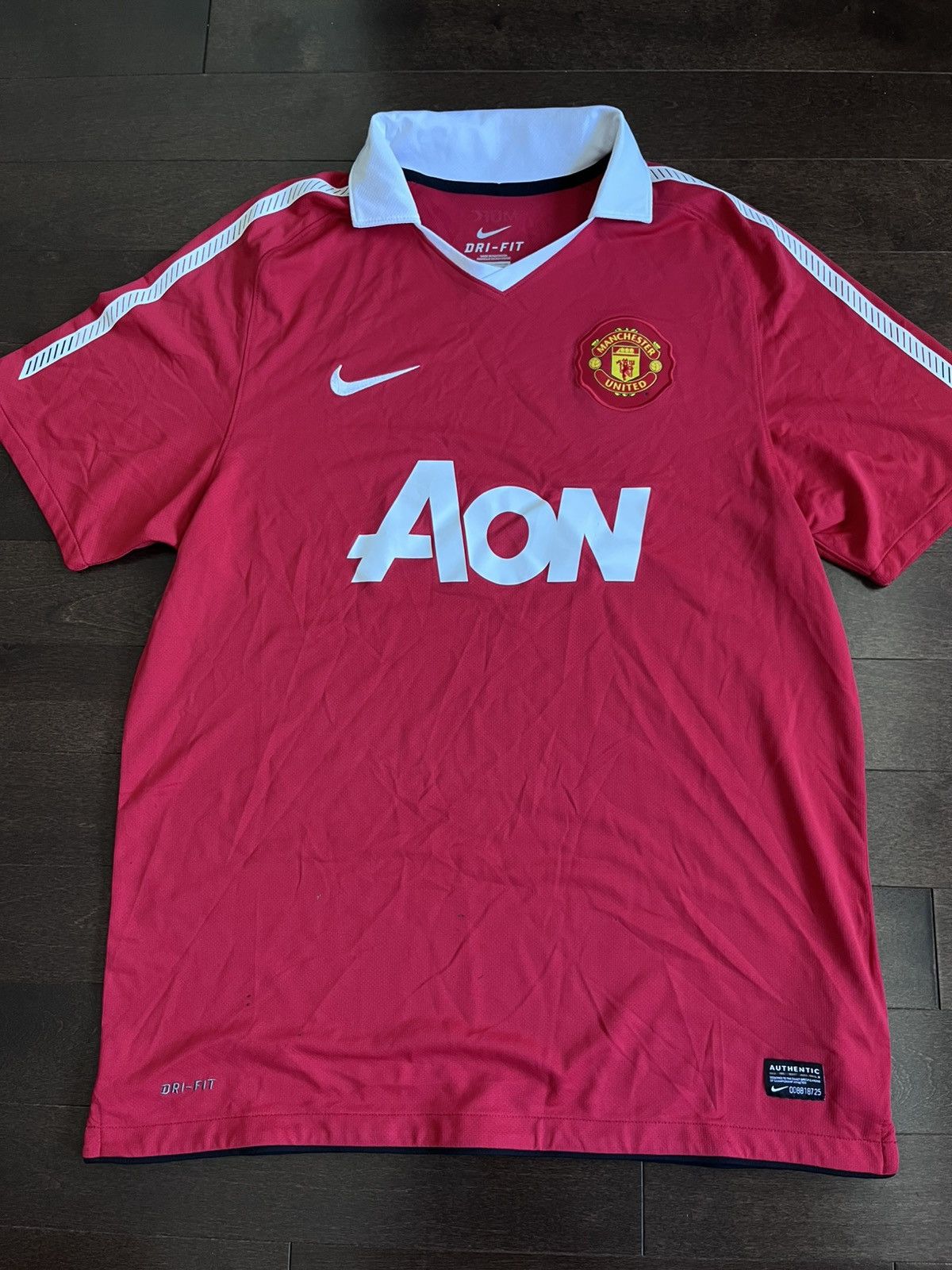 Nike MANCHESTER UNITED Jersey Football Soccer Home 2010/11