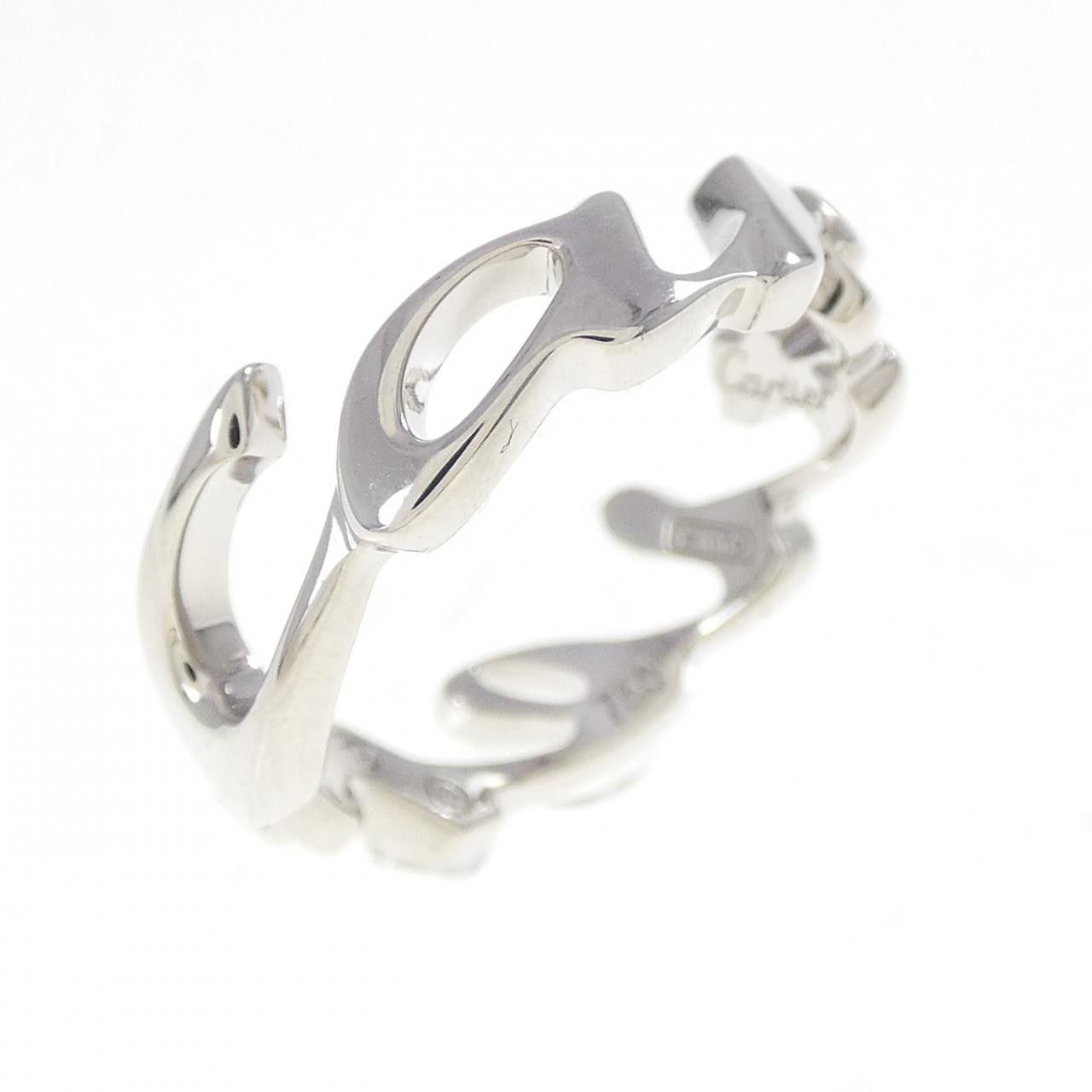 Cartier Cartier Cartier Signature Au750 White Gold Ring Size 9 Limited Precious Metal Ring 207072 DUTY FREE for USA Size ONE SIZE - 1 Thumbnail