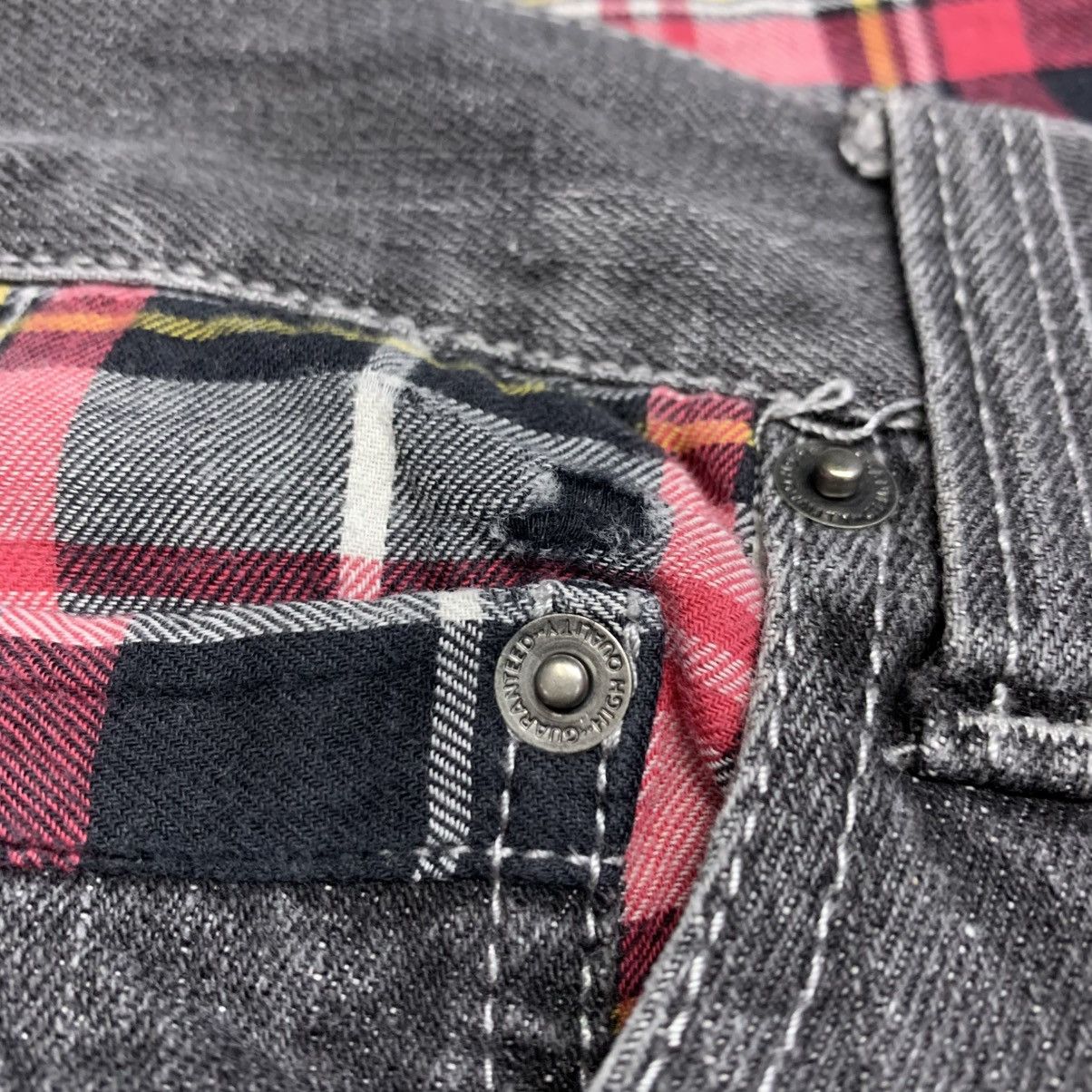 Japanese Brand 🖤 STIMULATOR Distressed Black Washed Jeans Size US 32 / EU 48 - 9 Thumbnail