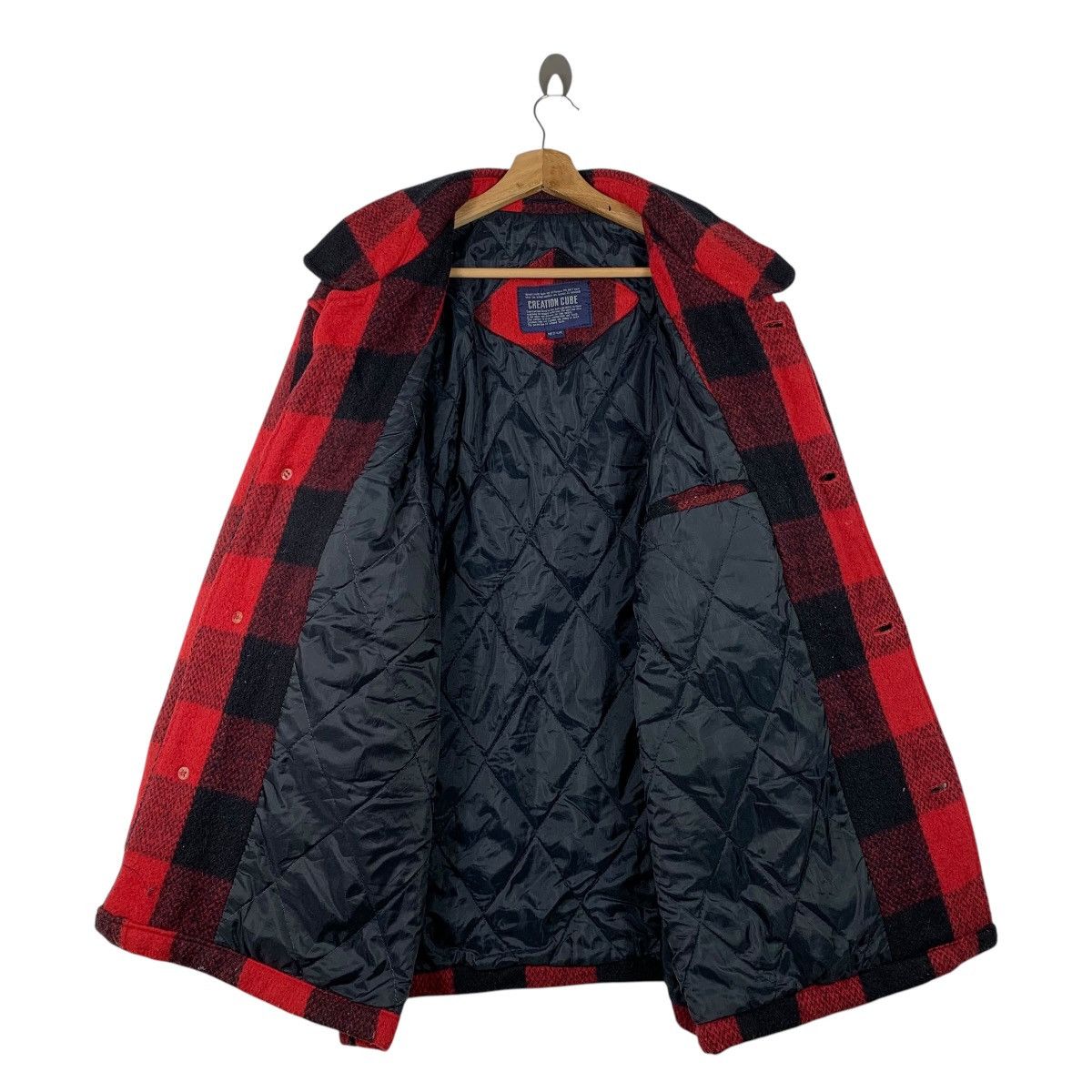Japanese Brand CREATION CUBE Japanese Brand Workwear Checkered TartanJacket Size US M / EU 48-50 / 2 - 3 Thumbnail