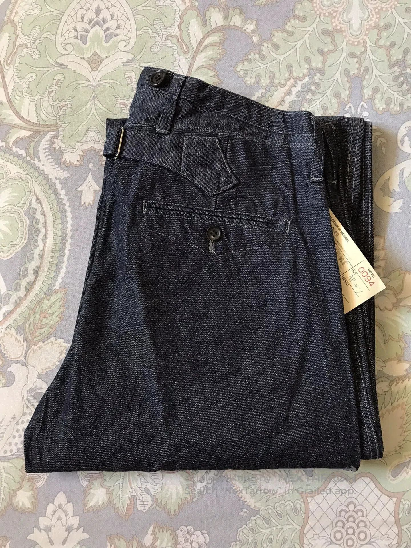 Visvim Adjustable Loose Straight Denim Cargo Pants. Size US 30 / EU 46 - 1 Thumbnail