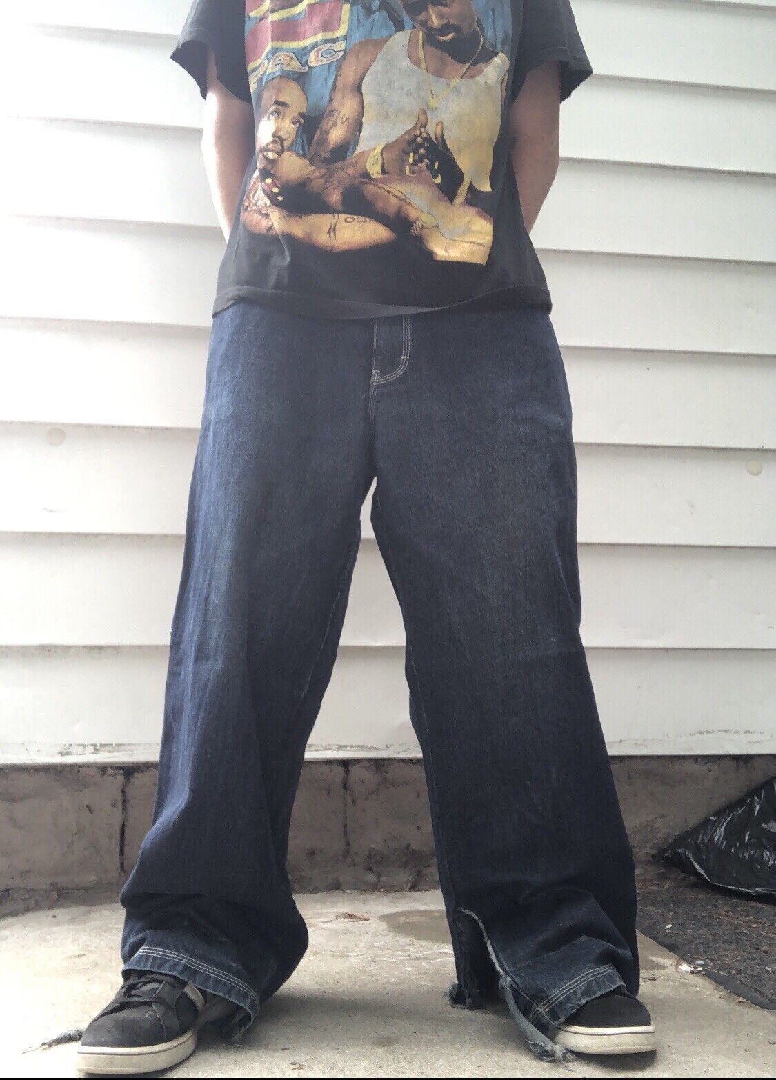 JNCO BAGGY JEANS SKATER W28 L30. RARE y2K popular black. Straight leg.