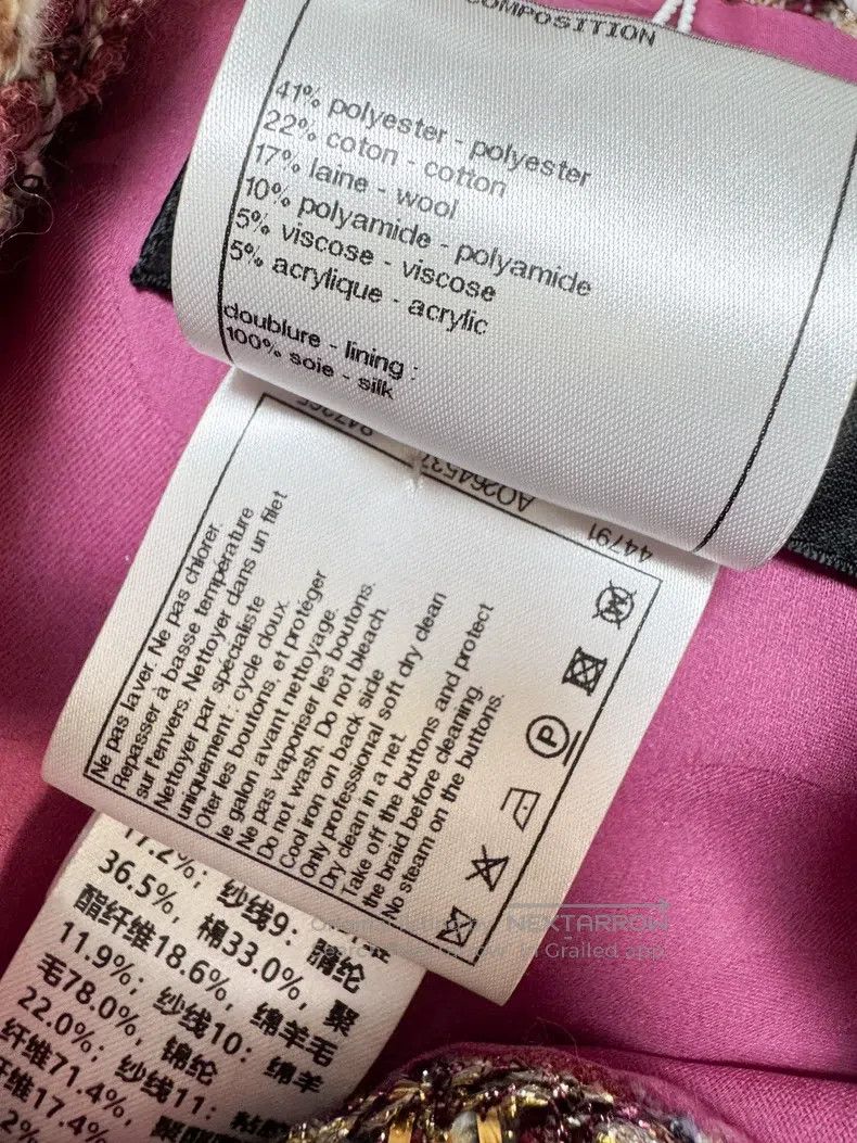 Chanel Chanel 21A red mixed colour heavy industry gorgeous knitte Size S / US 4 / IT 40 - 8 Thumbnail
