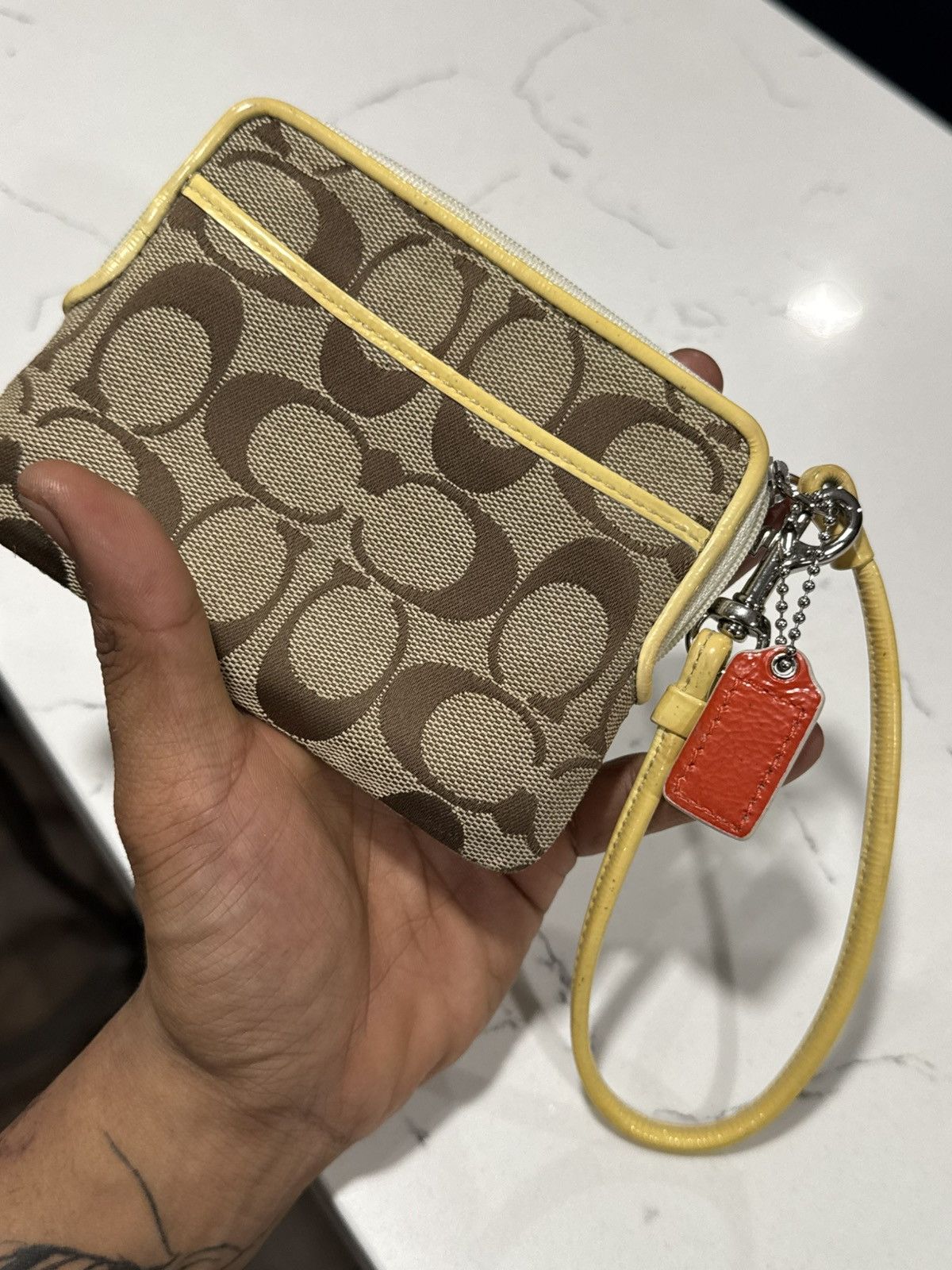 Other Vintage Coach Poppy Signature Wristlet - Khaki Size ONE SIZE - 4 Thumbnail