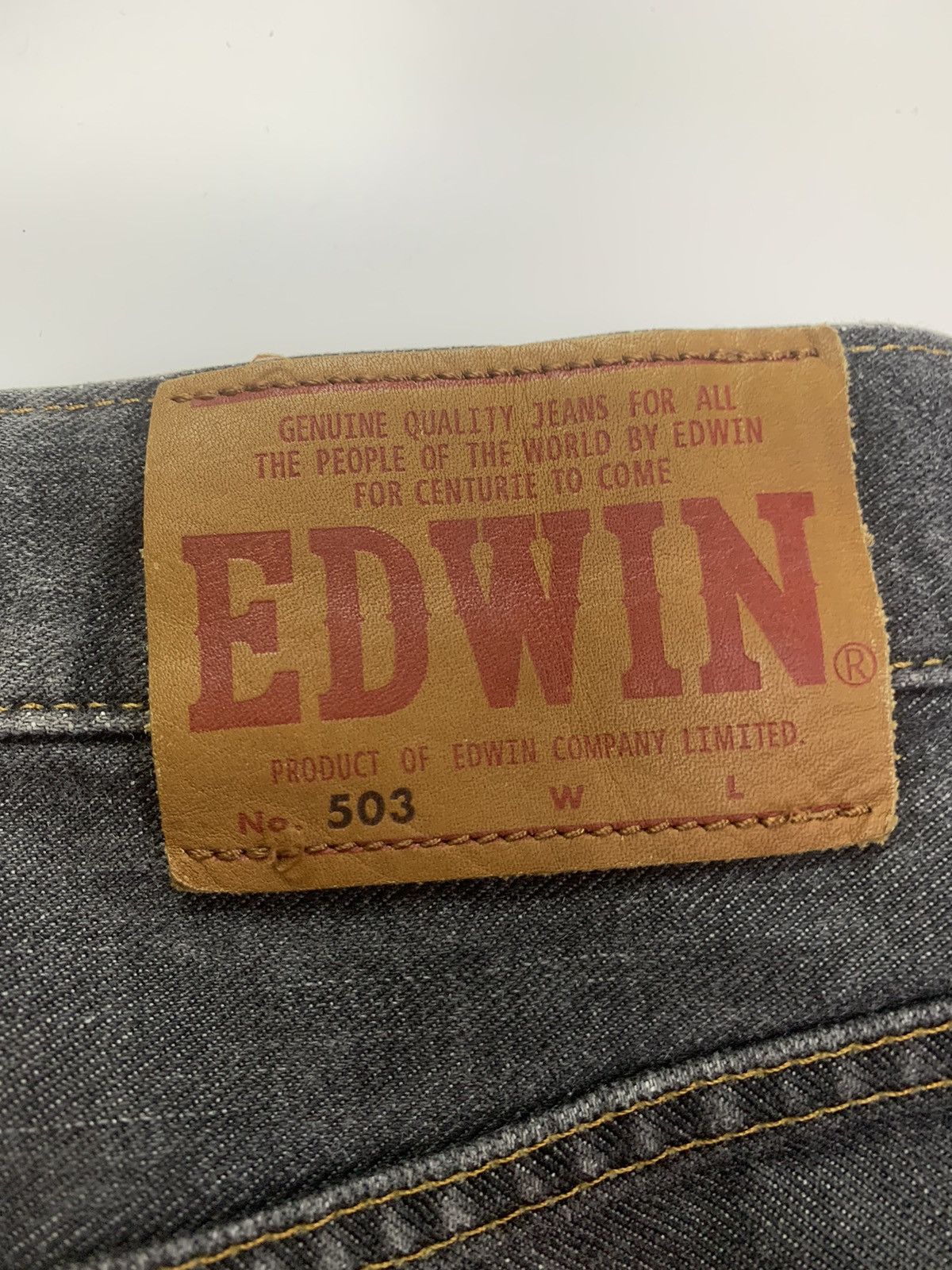 Edwin × Vintage Vintage Edwin black jeans Size US 30 / EU 46 - 16 Thumbnail