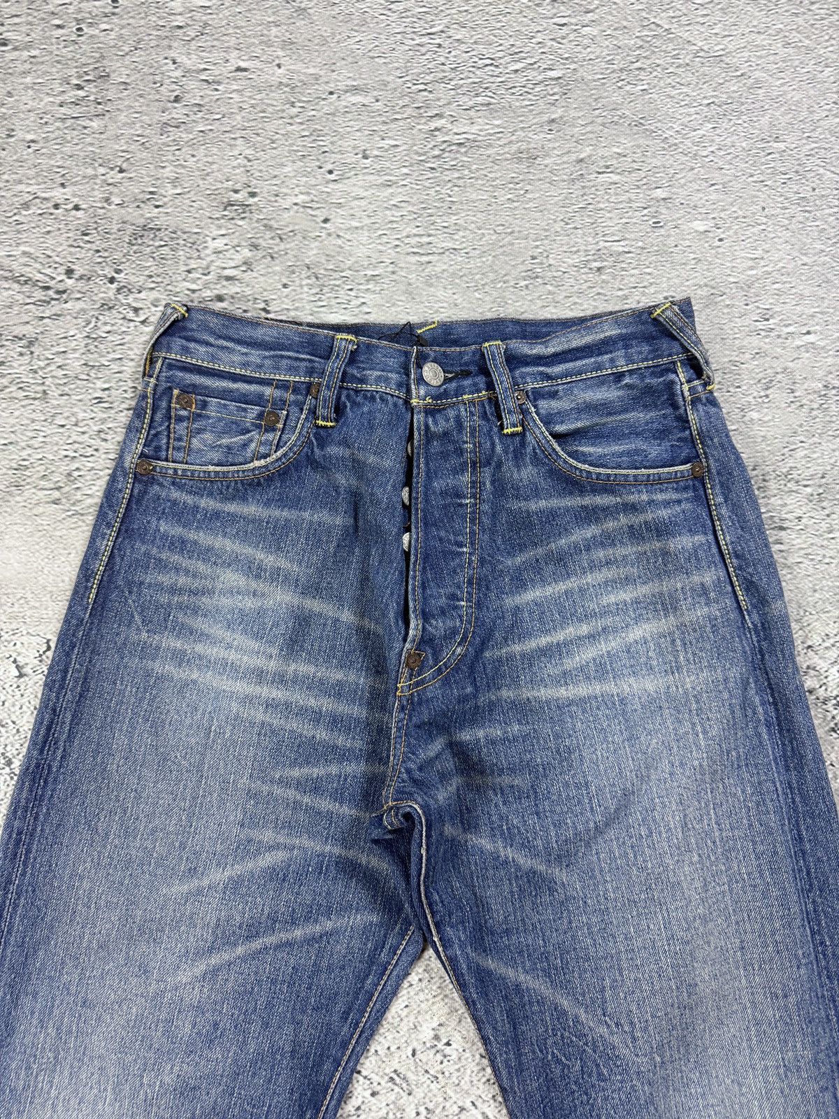 Evisu Evisu jeans vintage handpainted seagull logo selvedge denim Size US 30 / EU 46 - 6 Thumbnail