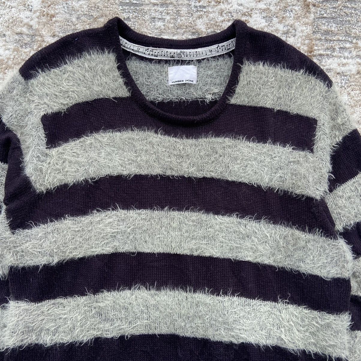 Nnmber (N)ine Mohair Grunge Knit グレー2 Nnmber (N)ine Mohair Grunge Knit グレー2