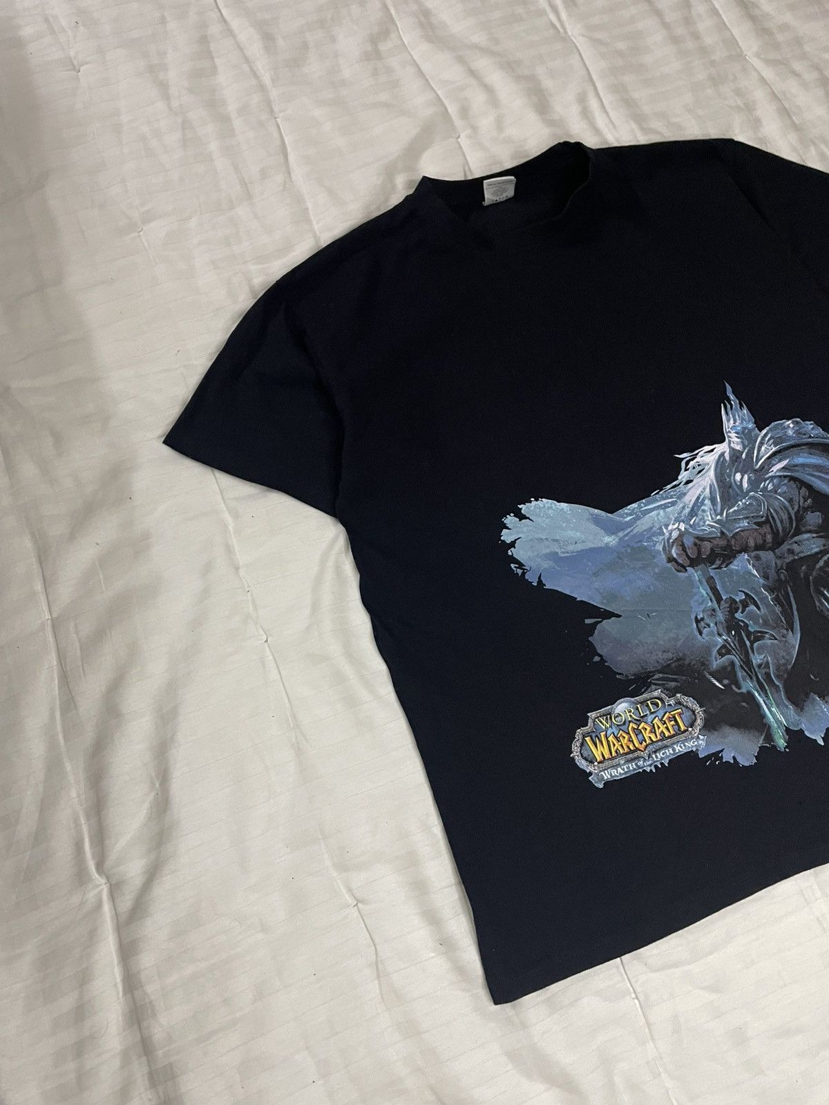 The Game Vintage Rare World WarCraft Wrath of the Lich King Merch Tee Size US L / EU 52-54 / 3 - 3 Thumbnail