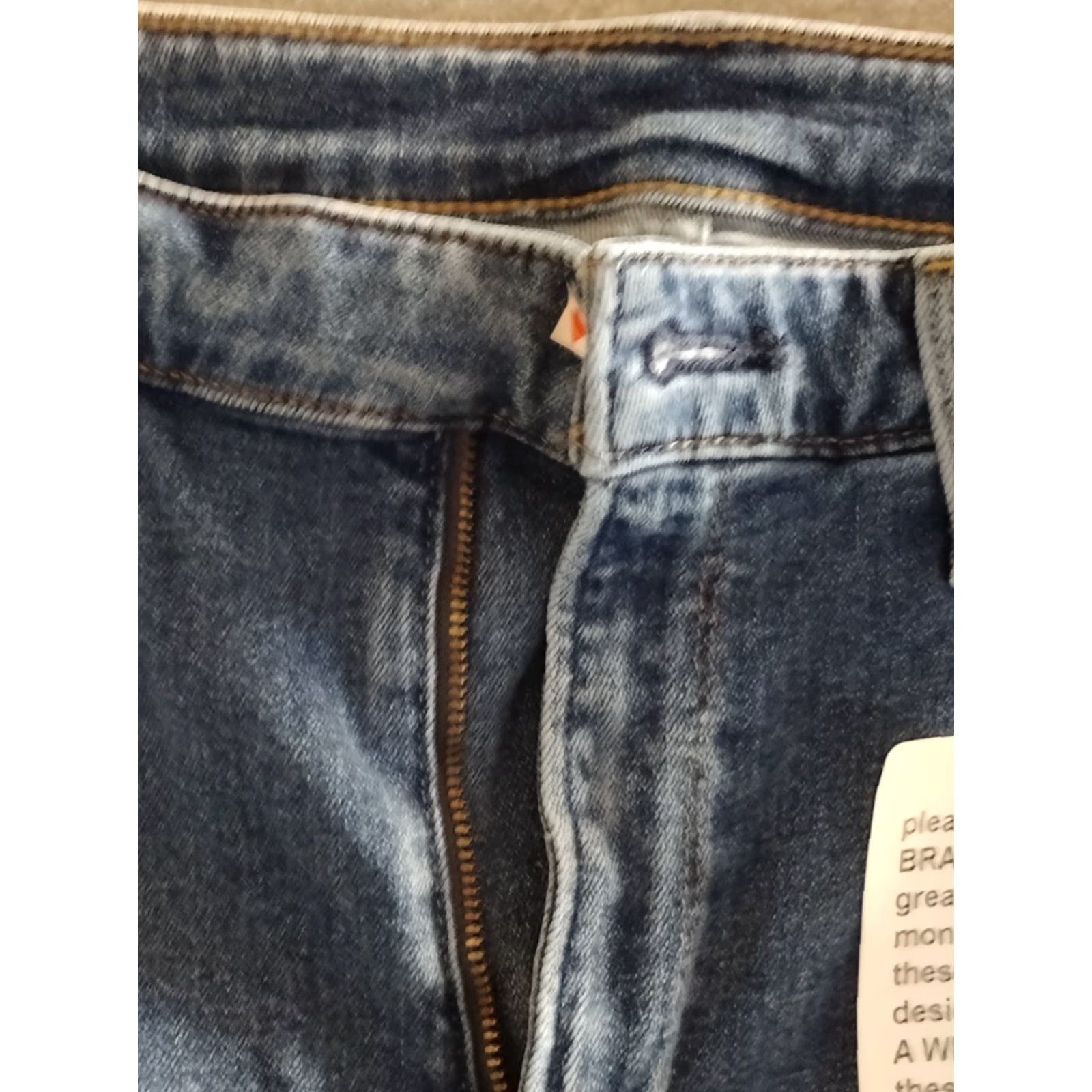 Denime Unbranded Jeans Cropped Blue 30x38 Denim Distressed? (adjusted) Size US 30 / EU 46 - 3 Thumbnail