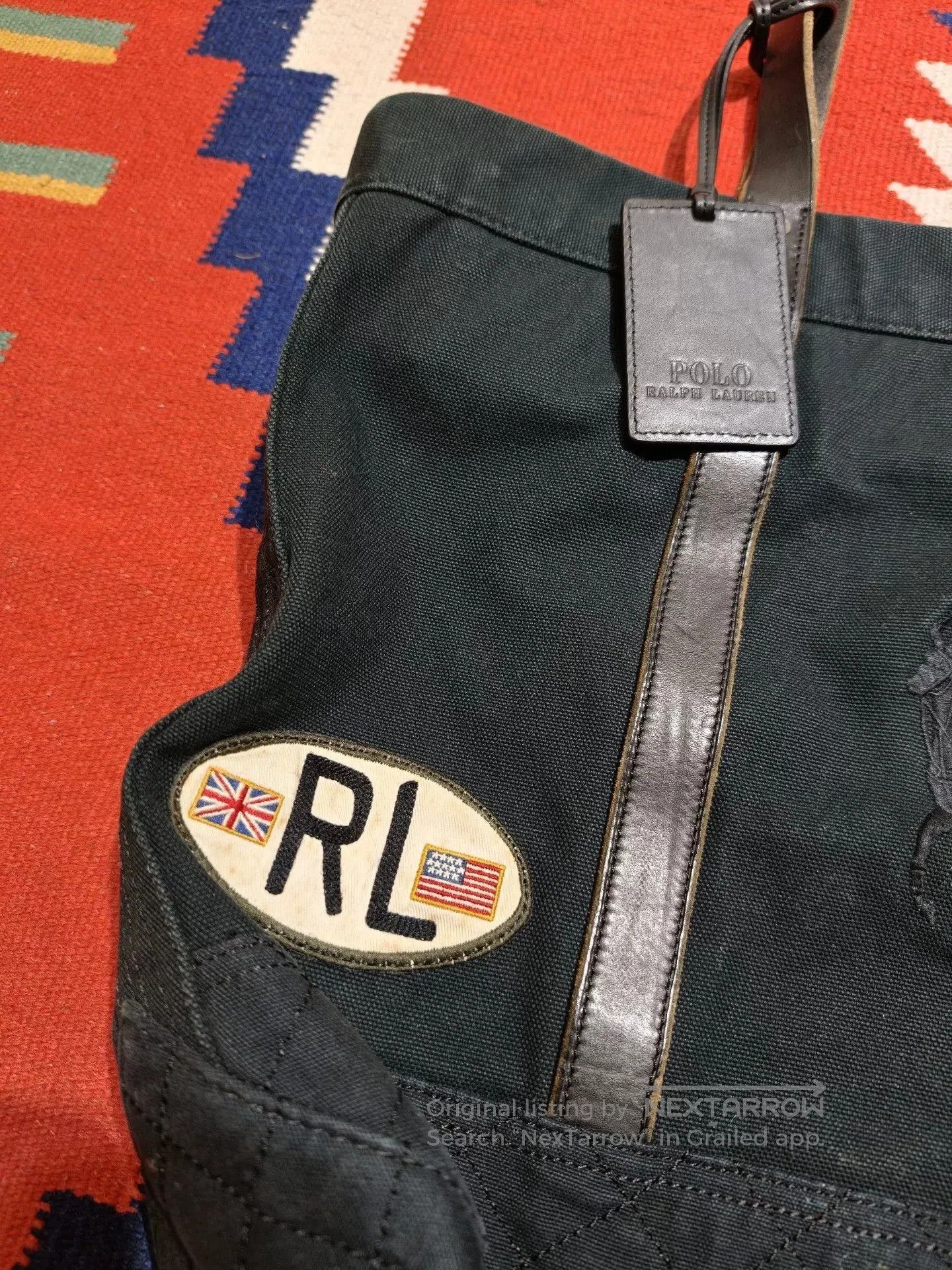 RRL Ralph Lauren Polo Ralph Lauren RRL Racing Tote Bag. Size ONE SIZE - 2 Thumbnail