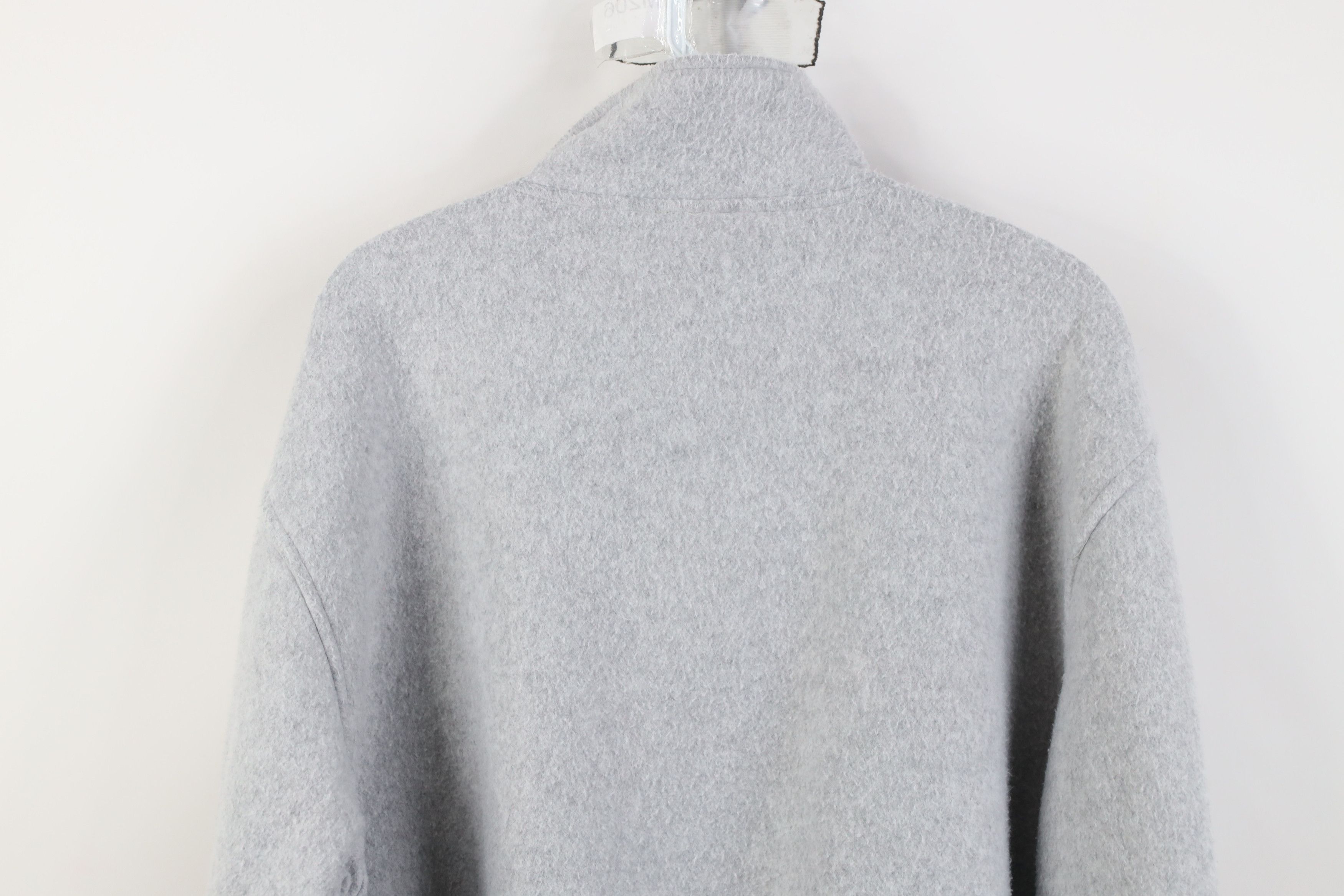 Vintage Vintage 90s Streetwear Half Zip Fleece Pullover Sweater Gray Size US XL / EU 56 / 4 - 12 Thumbnail
