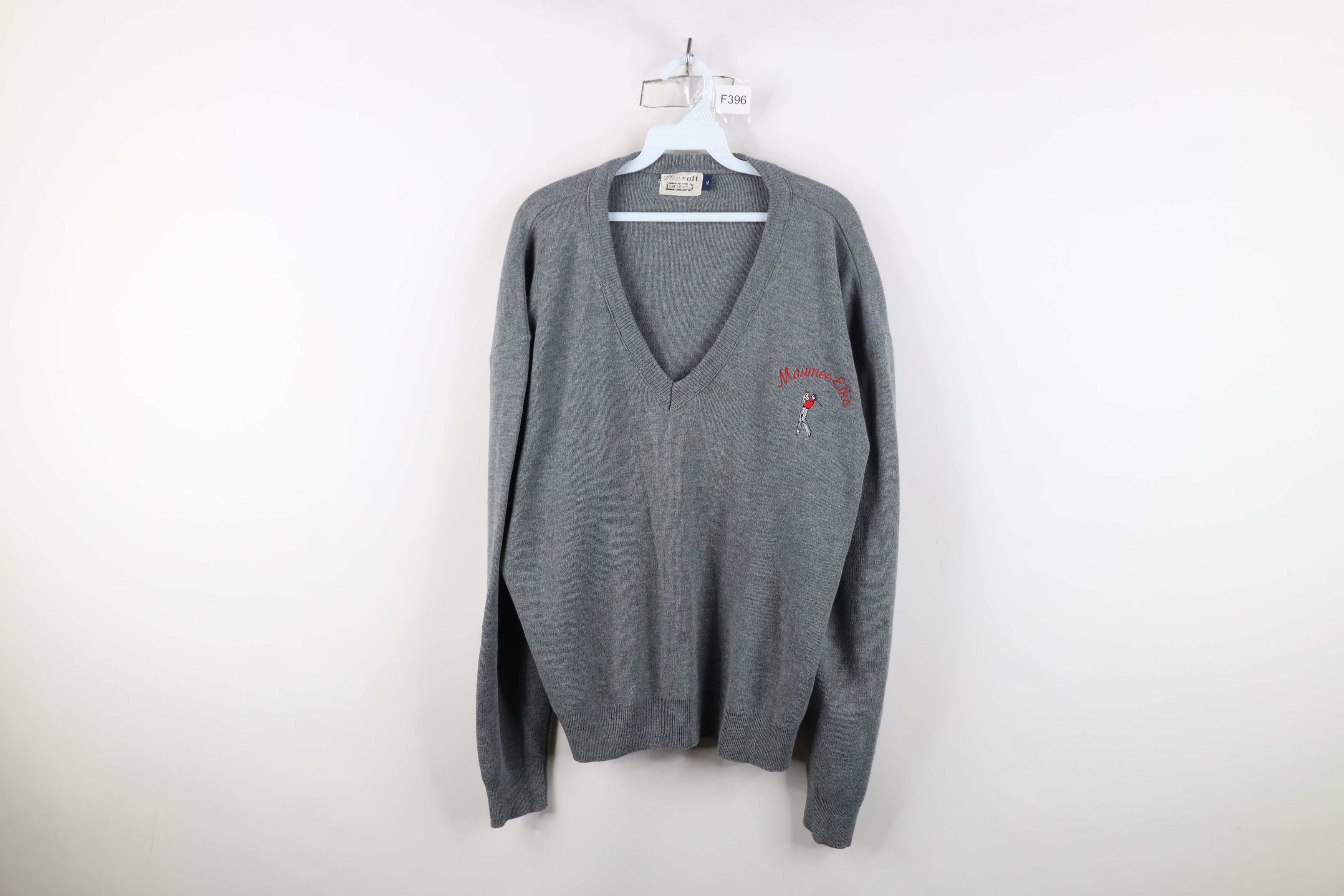 Vintage Vintage 70s Streetwear Country Club Golf Golfing Sweater USA Size US XL / EU 56 / 4 - 1 Thumbnail